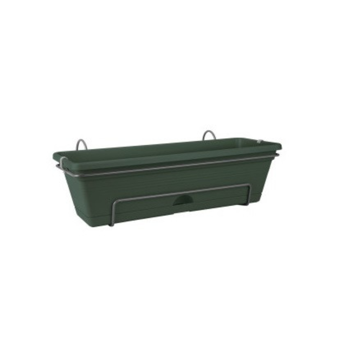 Balkonkasten Grün 50x17x26cm – Robuster Pflanzenkasten