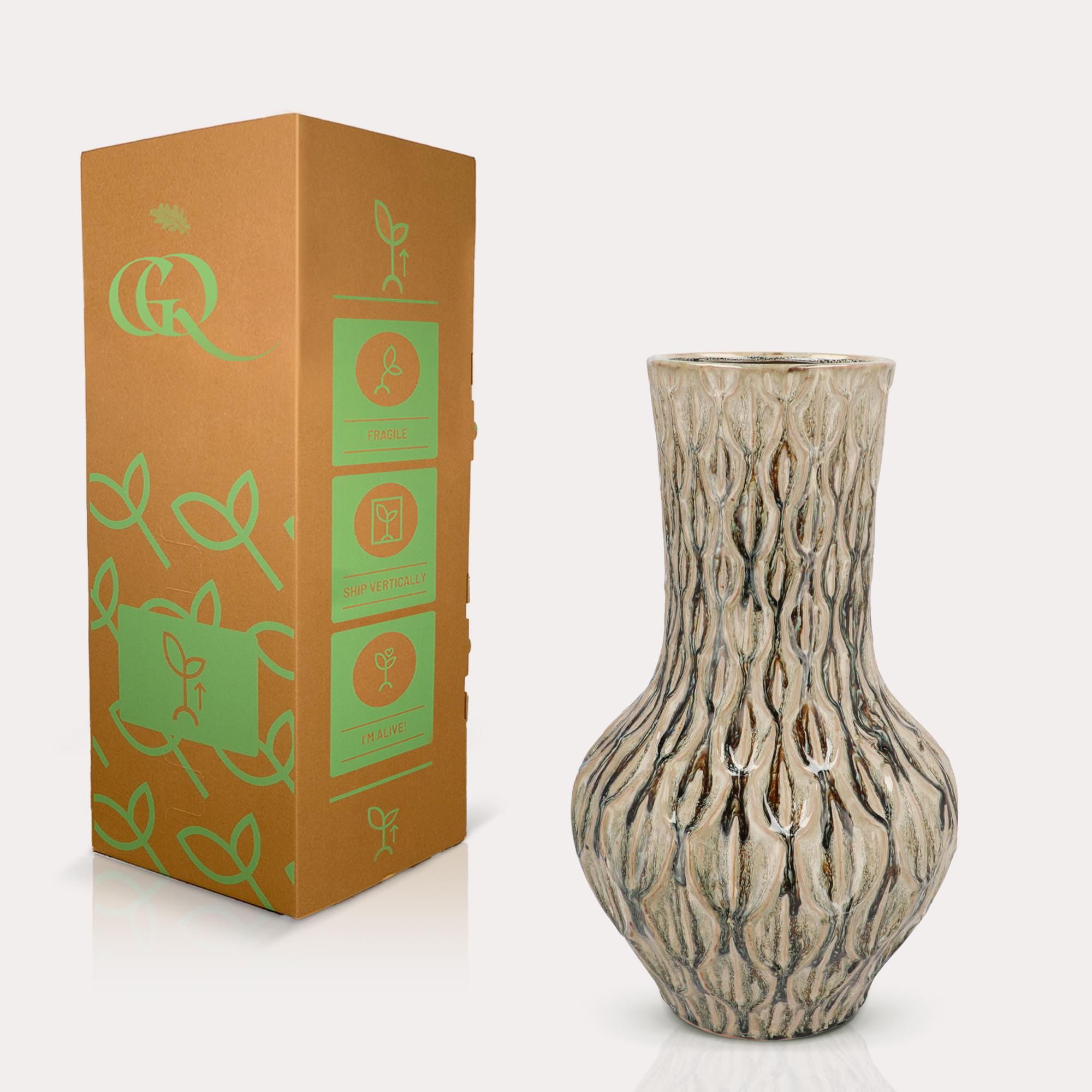 Moderne Designer-Vase Grün