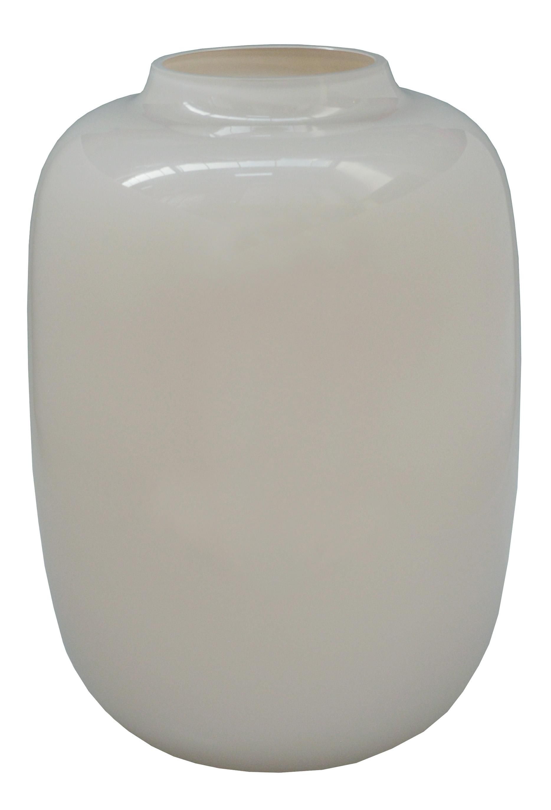 Artic Glasvase in Ivory