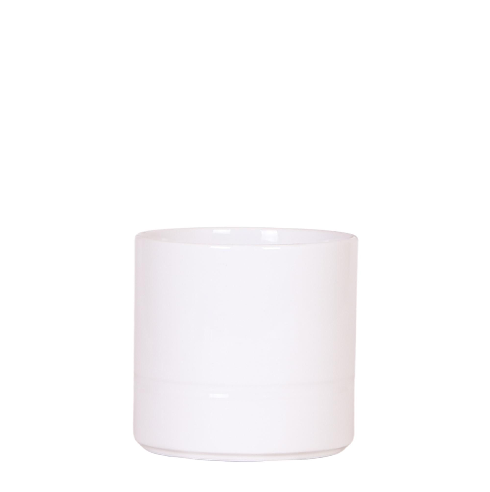 Pastellfarbener Blumentopf Weiß Ø12cm