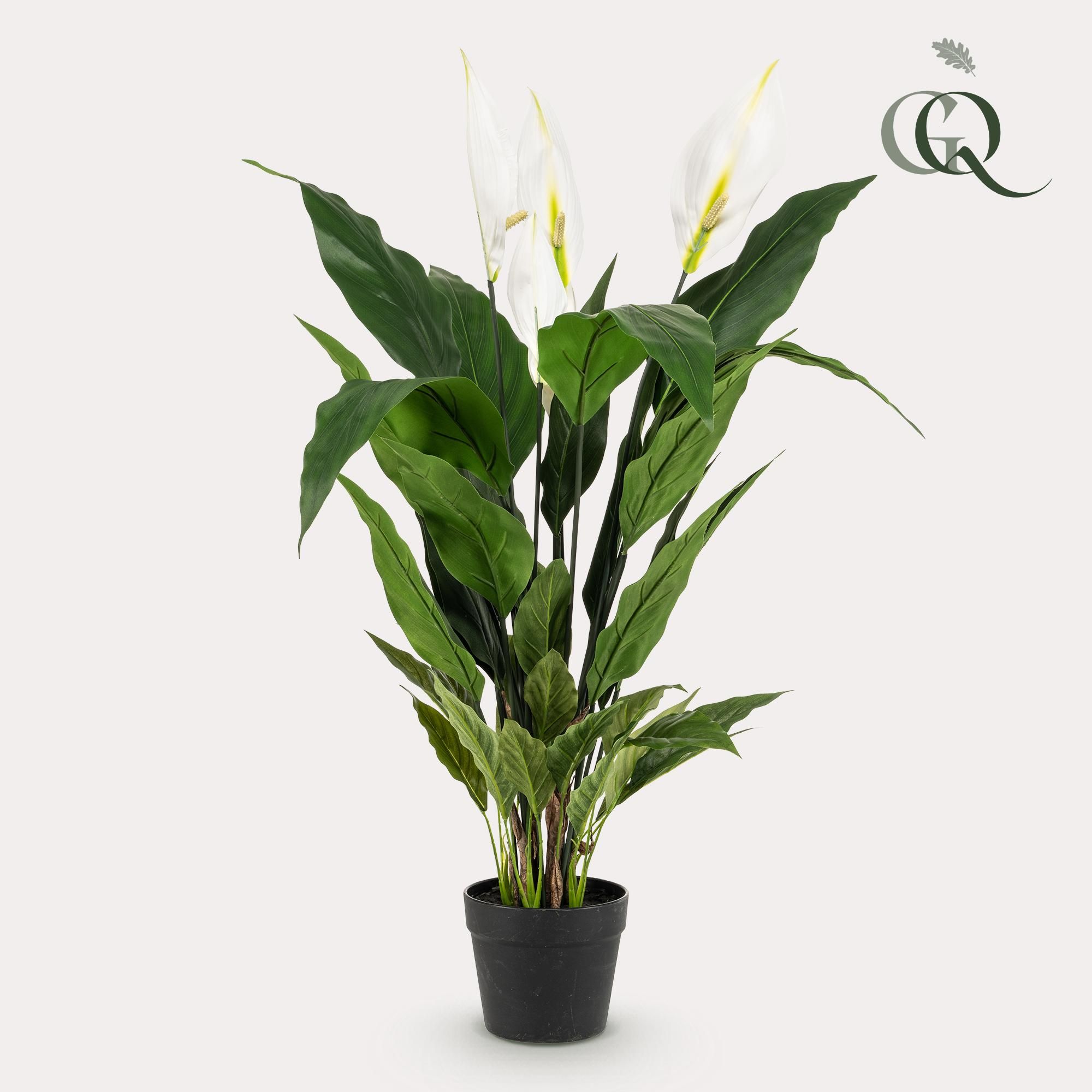 Kunstpflanze Spathiphyllum – Löffelpflanze – 90 cm