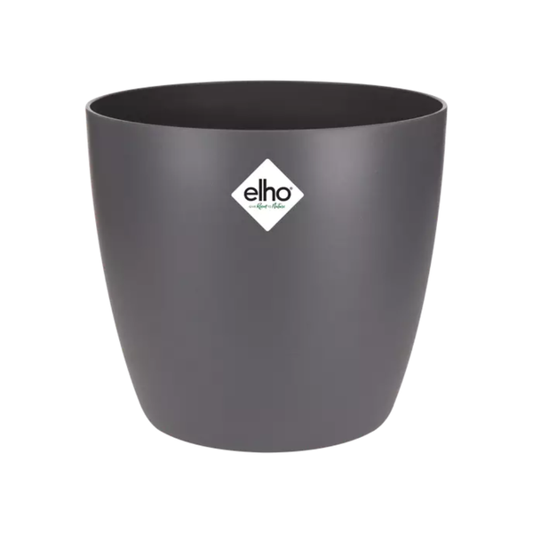 ELHO Brussels Blumentopf rund 18cm Anthrazit