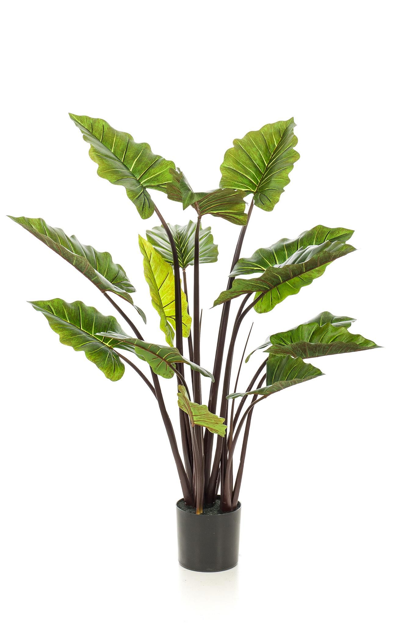 Künstliche Colocasia Pink China Elefantenohr Pflanze