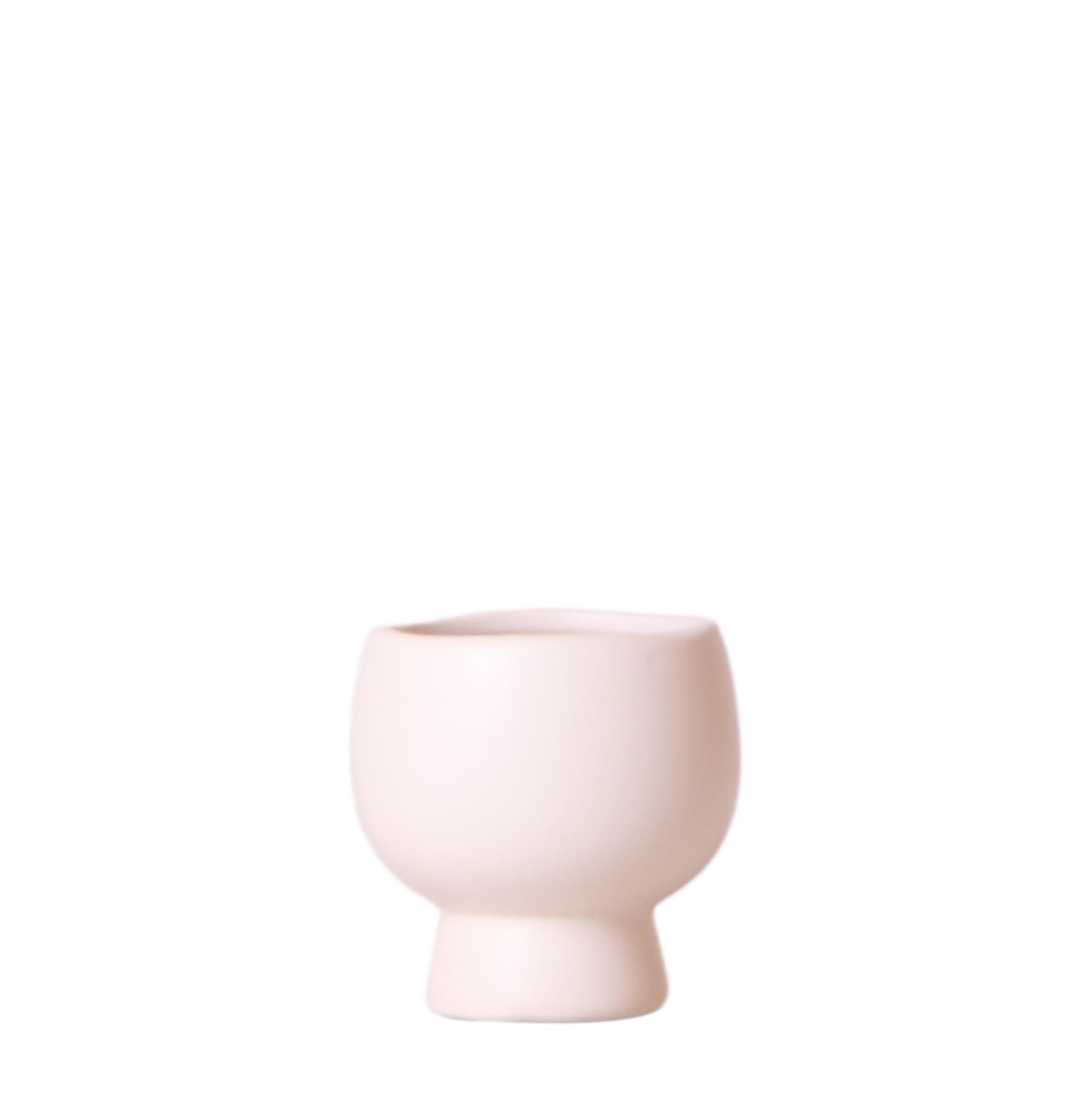 Scandic weißer Keramik Blumentopf