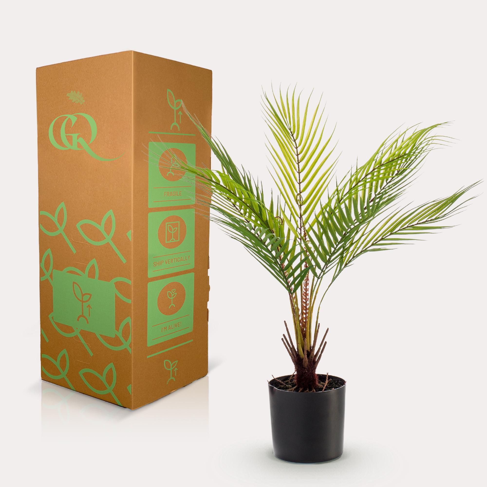 Kunstpflanze Chamaedorea Elegans Bergpalme 50 cm