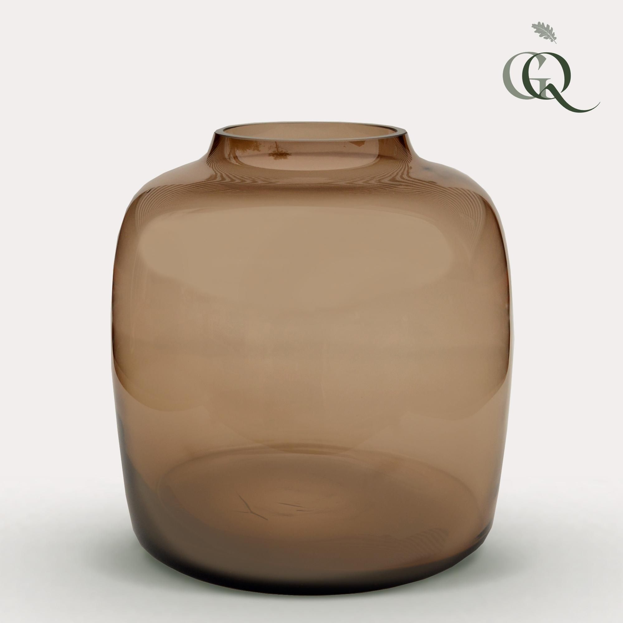 Taupe Glasvase Bartica M