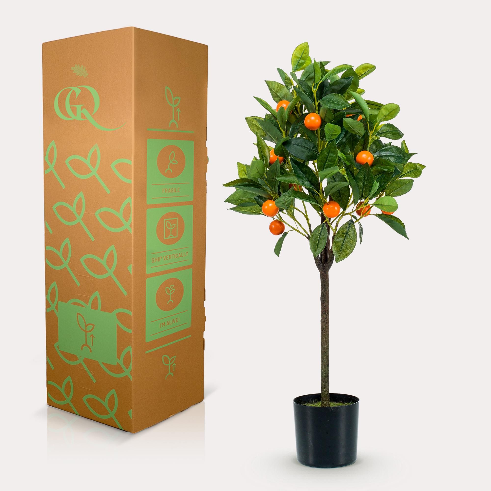 Kunstpflanze Orangebaum Citrus Sinensis