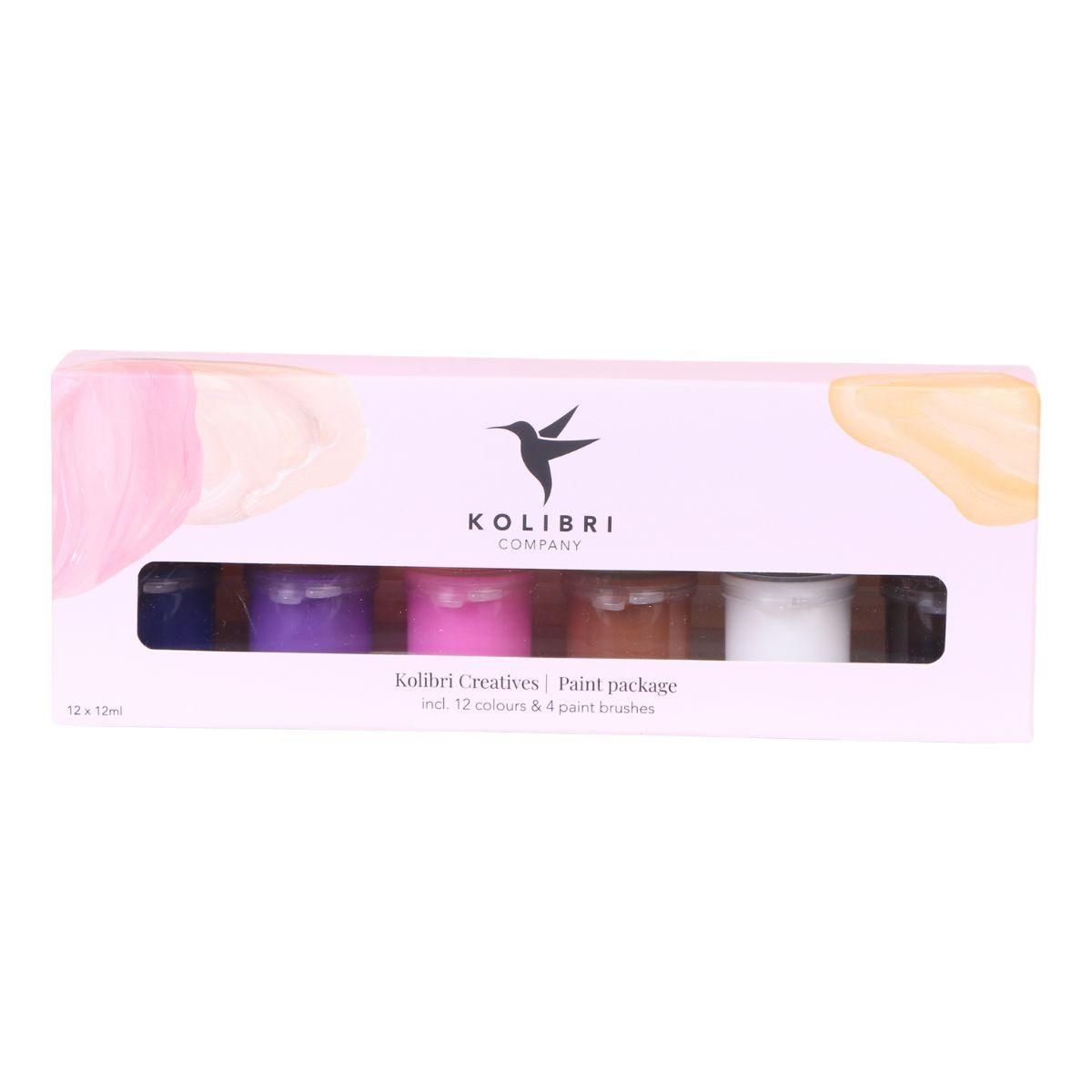 Kolibri Orchidee Kreativ-Set zum Gestalten von Blumentöpfen