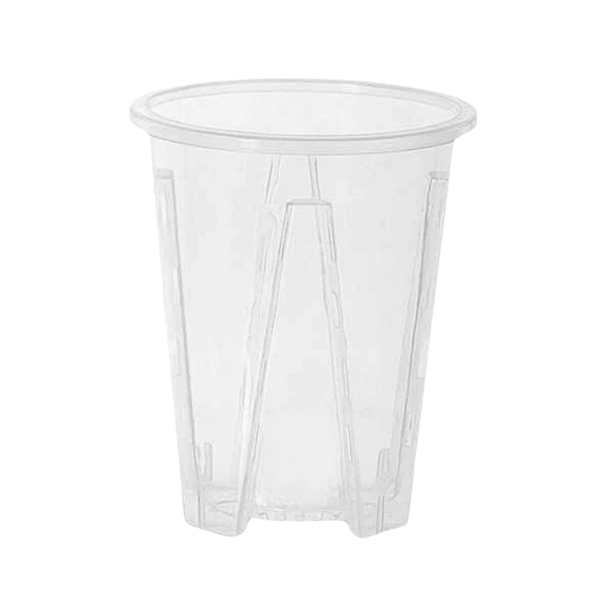 Transparenter Aroid Topf für optimales Wurzelwachstum (Höhe in cm:12, Topfdurchmesser in cm:10, Volumen in L:0,5)