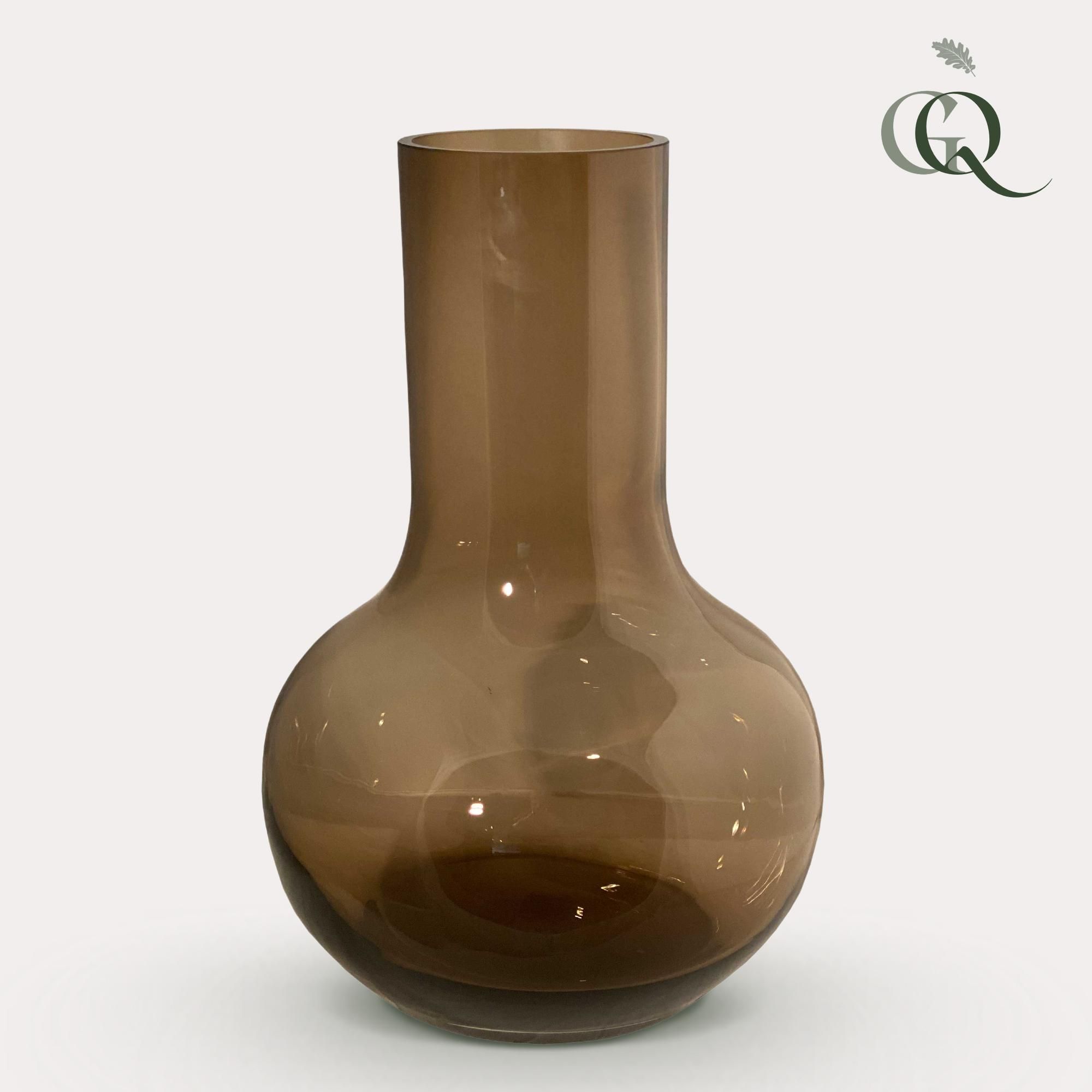 Elegante Glasvase Taupe Seim S
