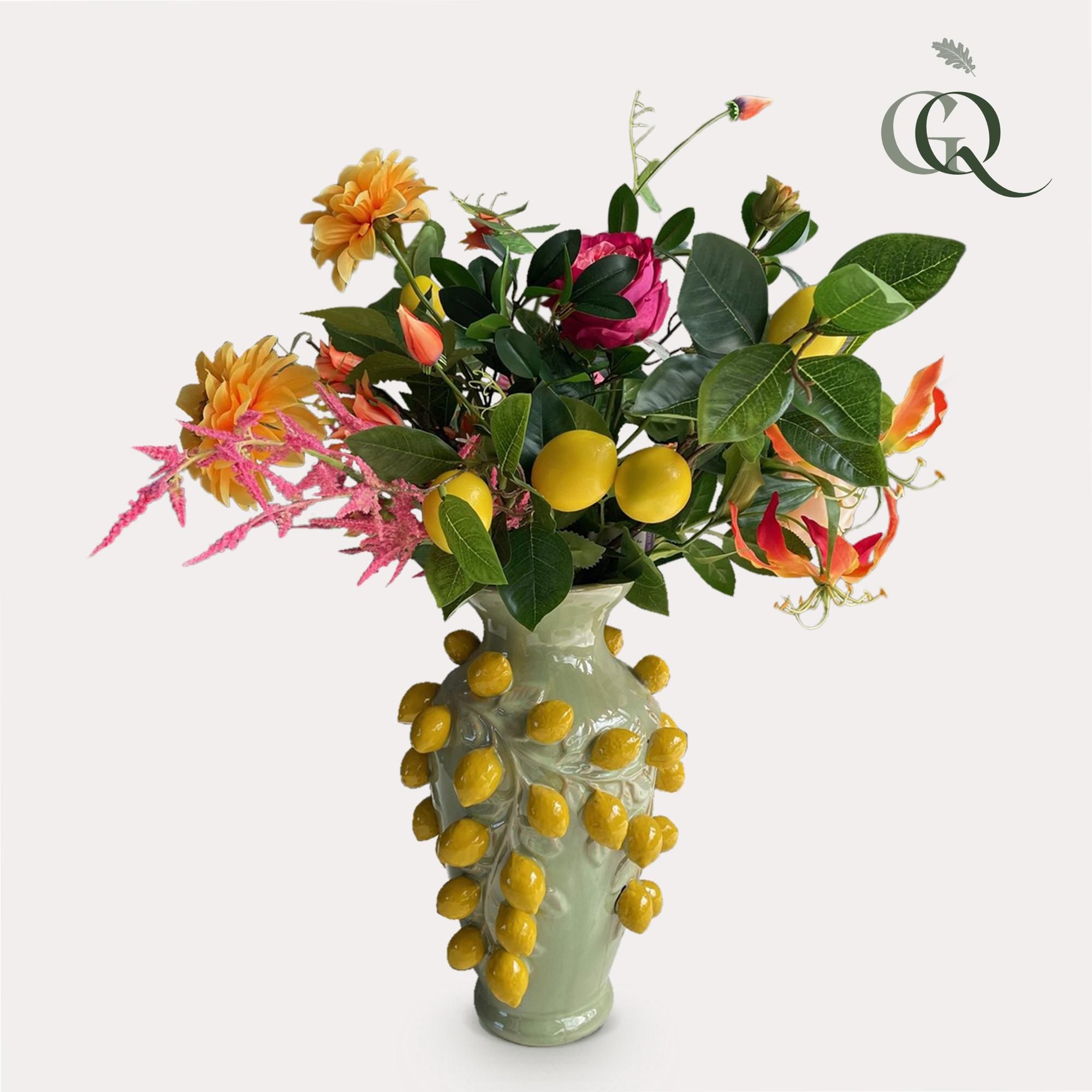 Kunstblumen Strauß Happy Vibes