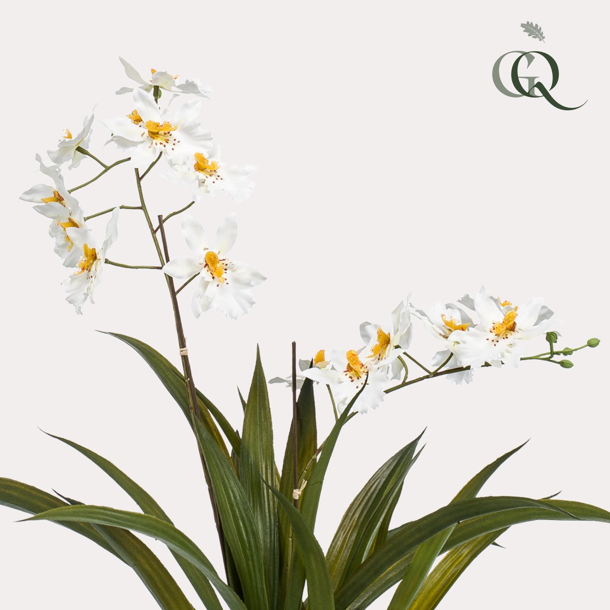 Kunst Orchidee – weiß – 45cm