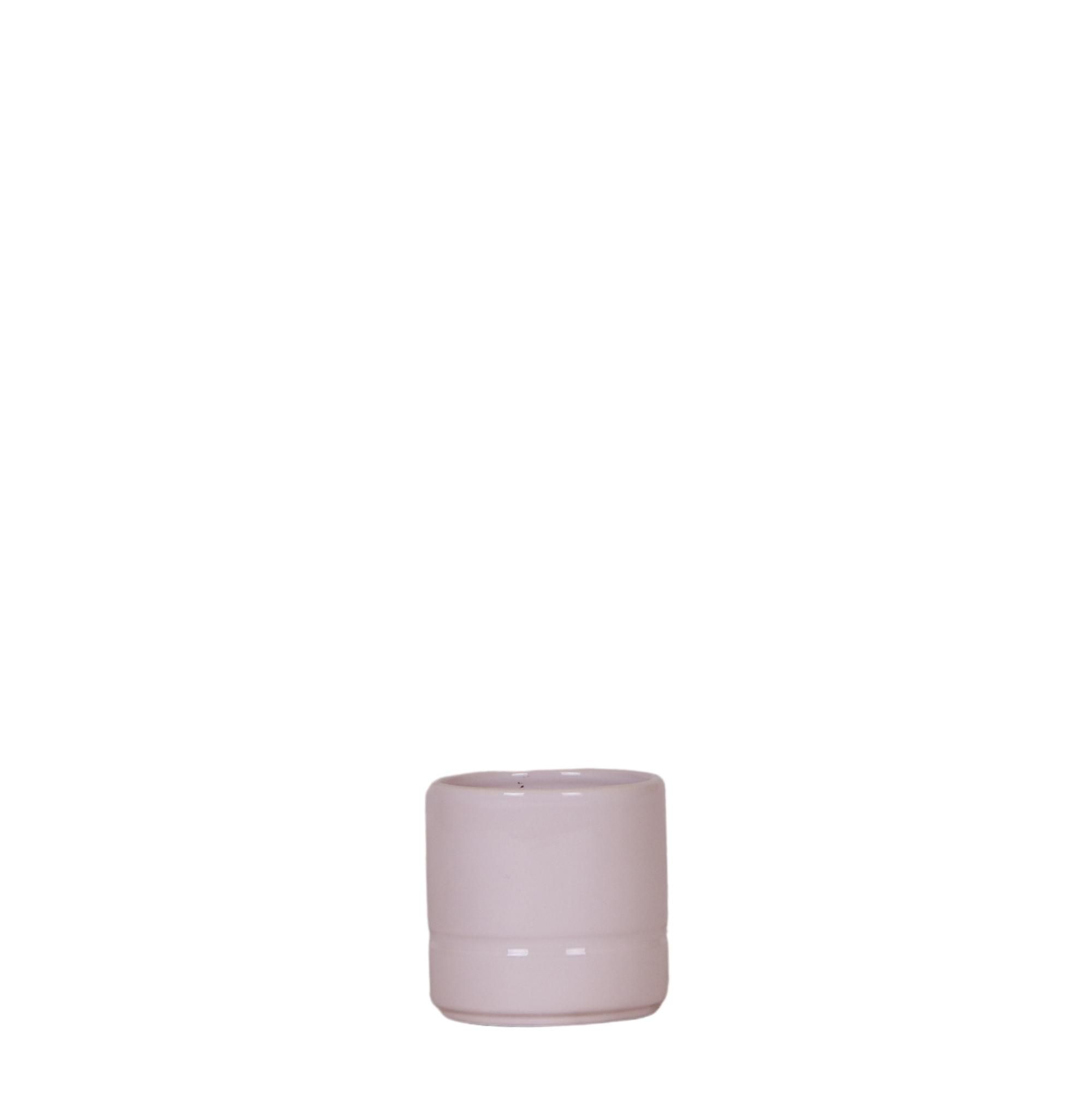 Pastellfarbener Blumentopf Pink Ø6cm