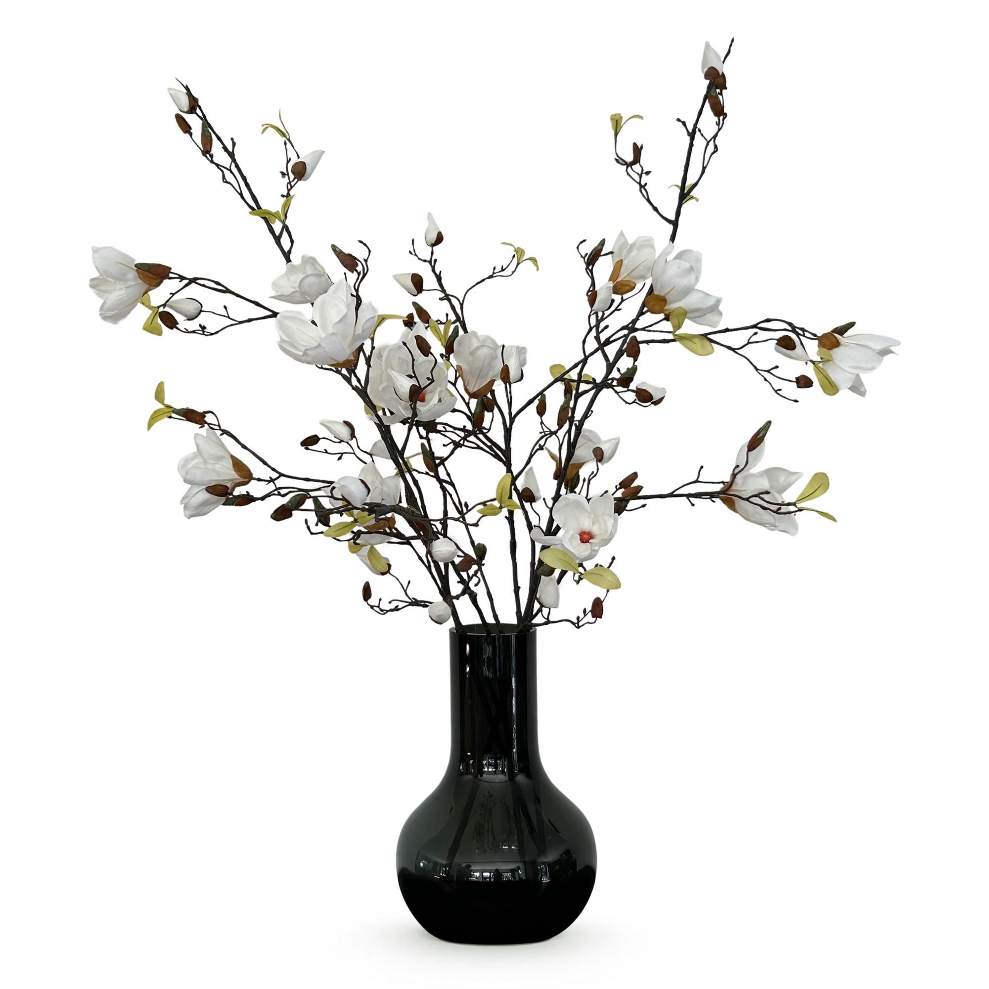 Kunst Magnolienzweige Creme Dekoration