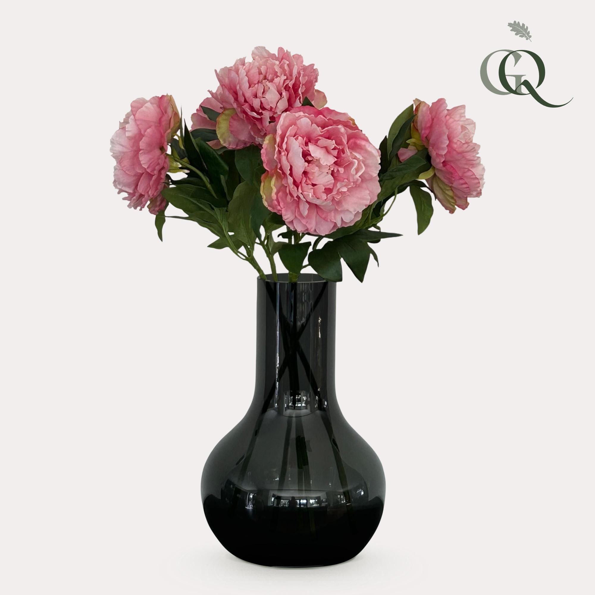 Künstliche Pfingstrosen Light Pink – 5er Set