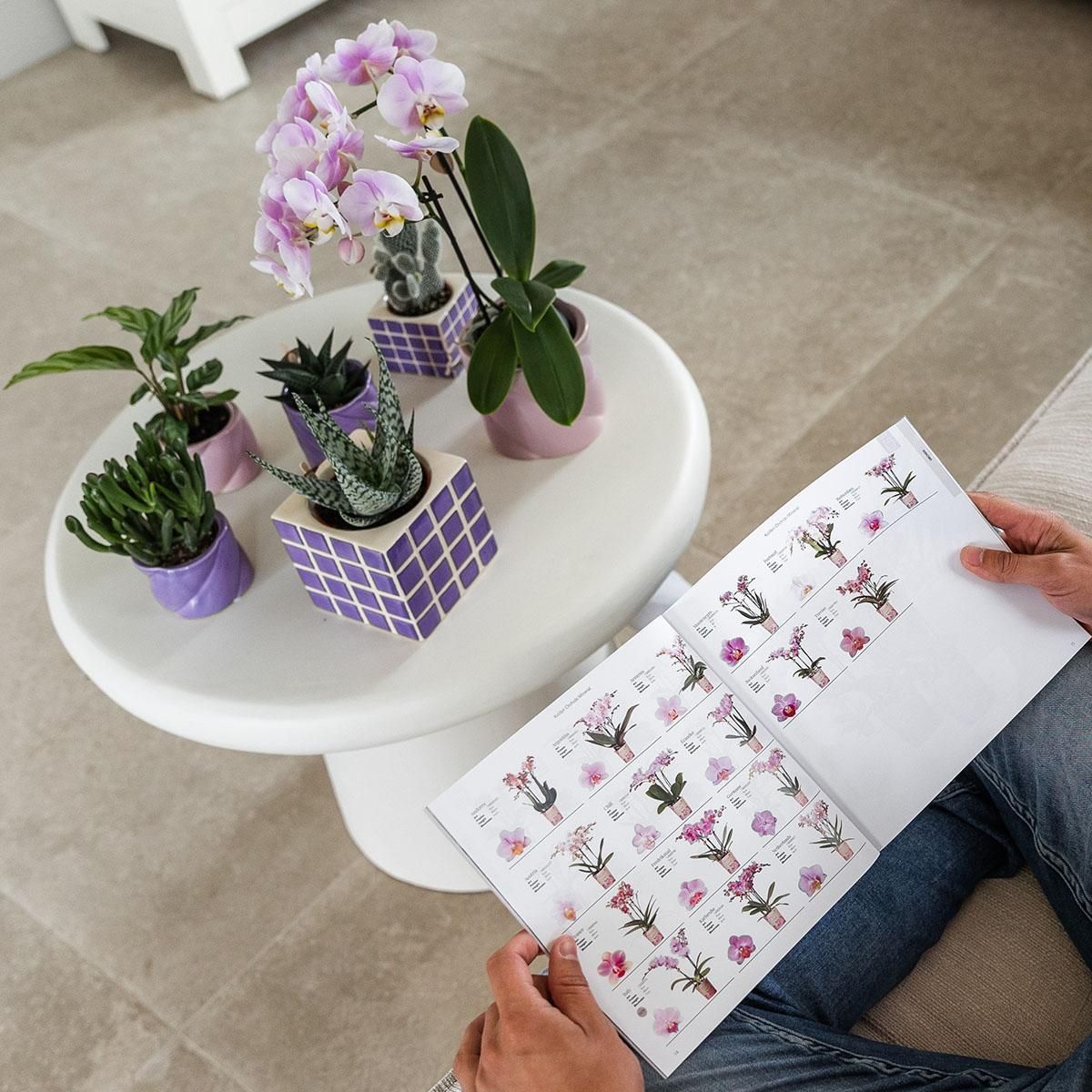Candy Dekotopf Lilac Keramik rund