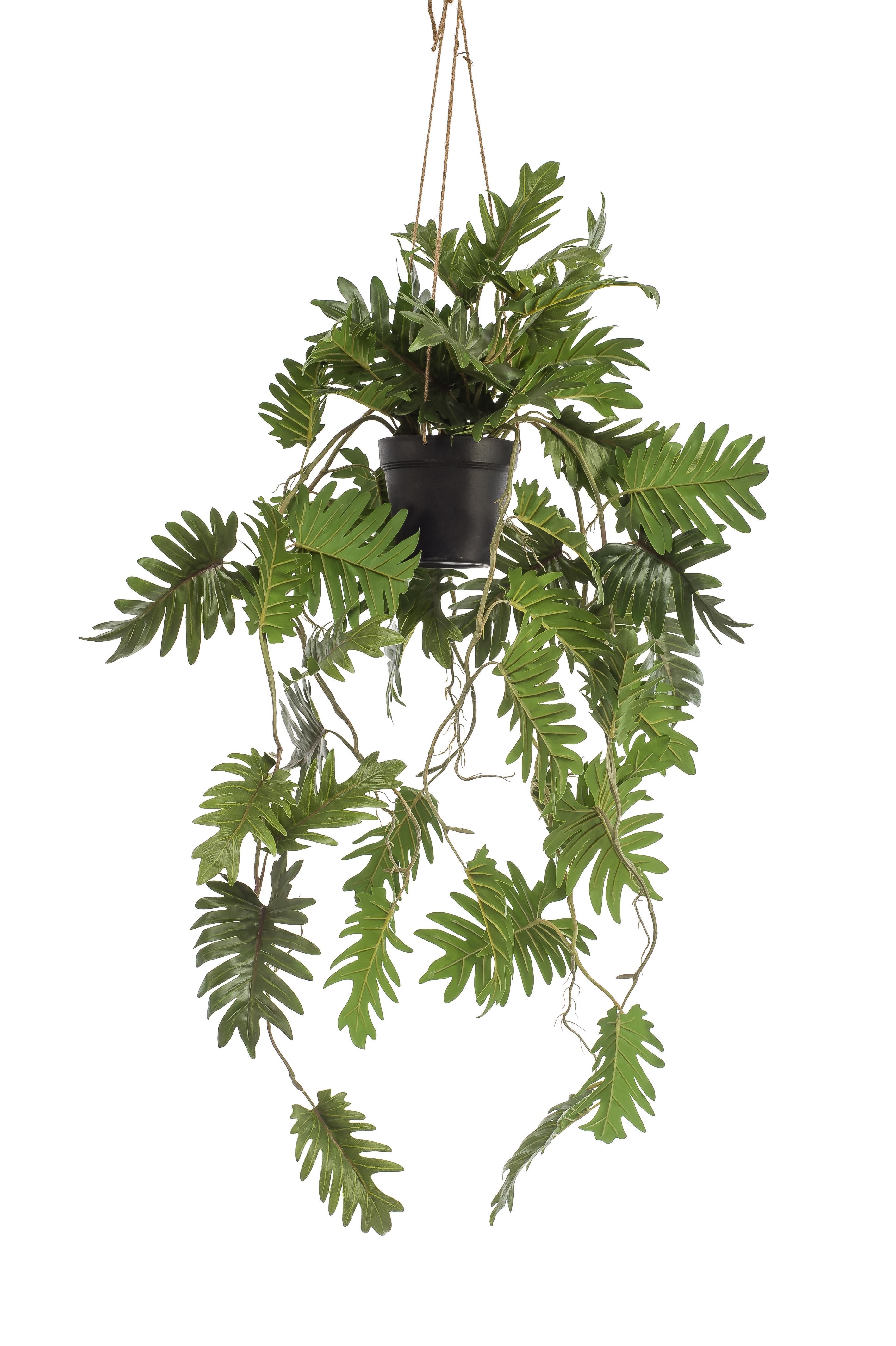 Künstliche Philodendron Hängepflanze