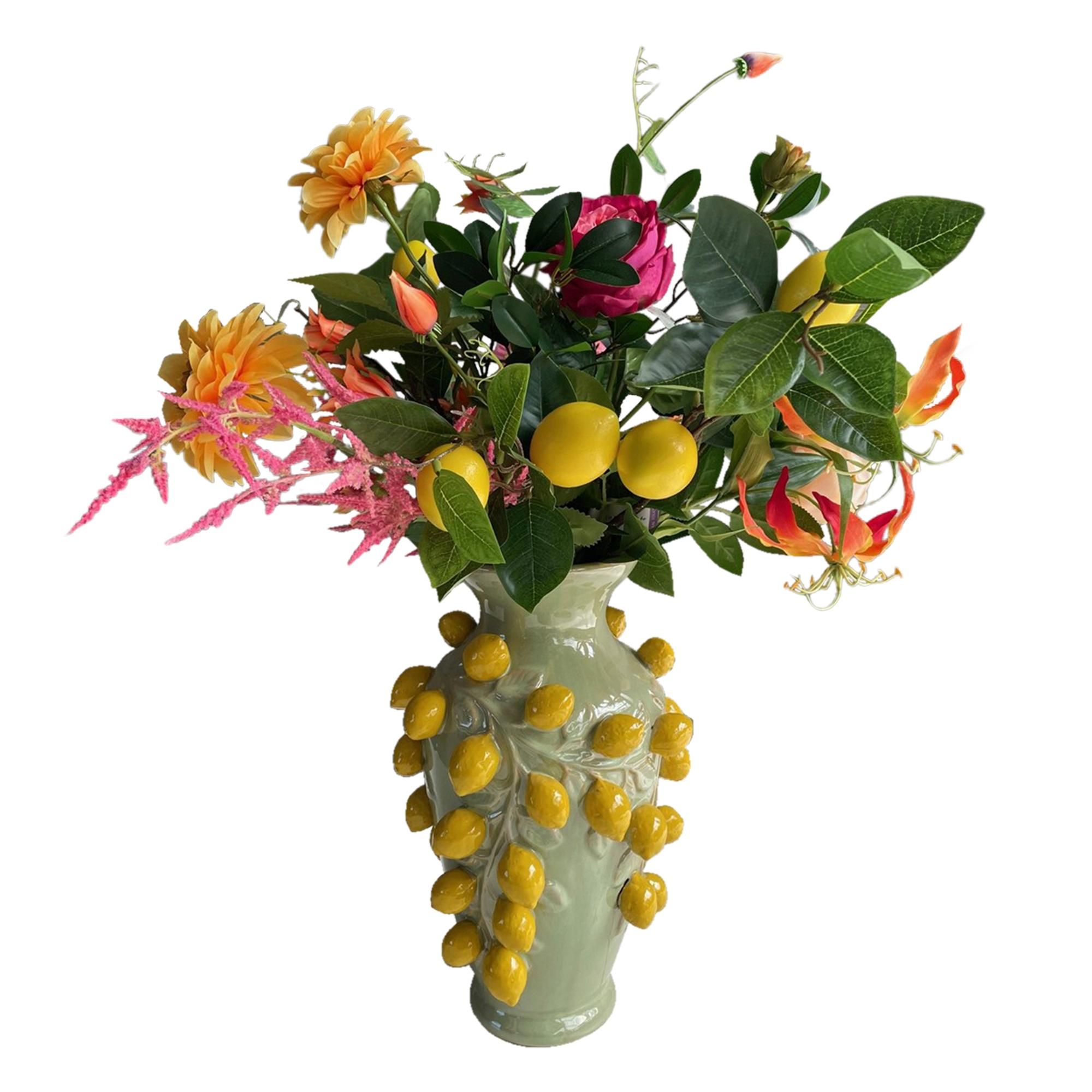 Kunstblumen Strauß Happy Vibes