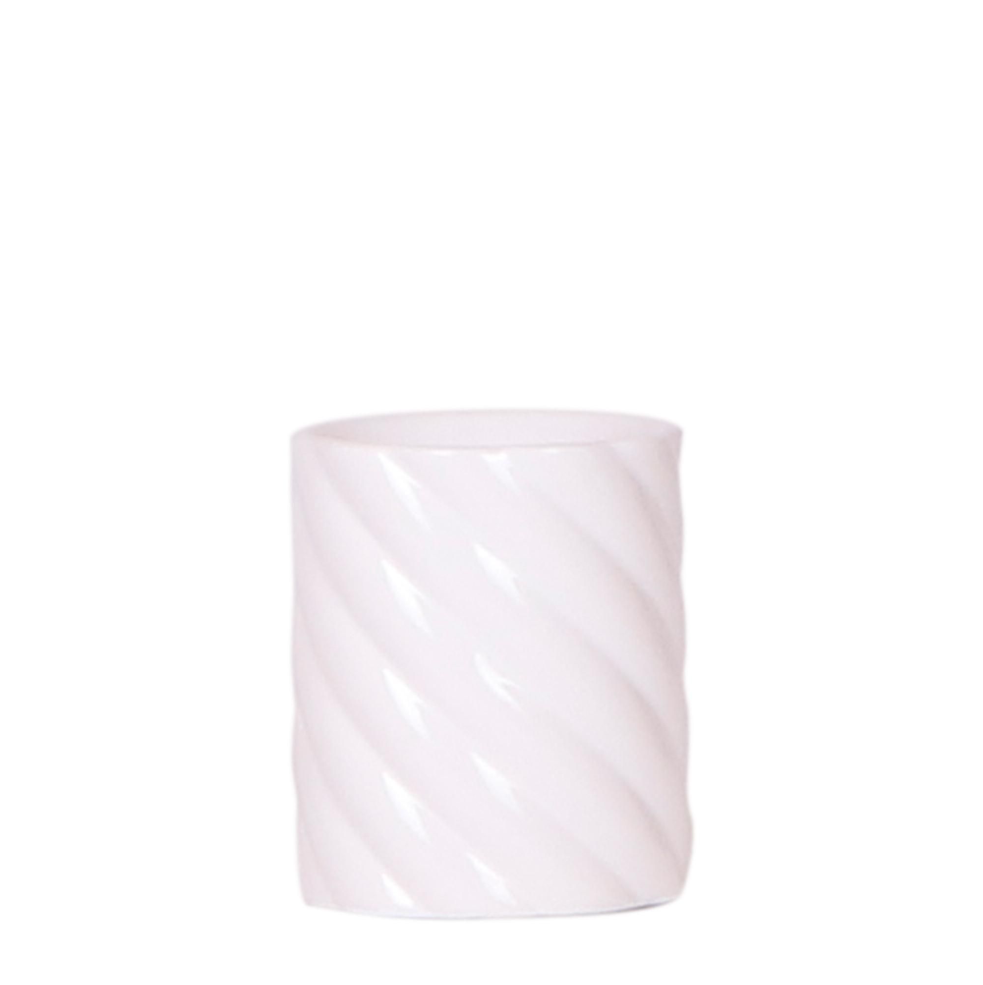 Candy Dekotopf Hoch – Weiß – Ø 6 cm