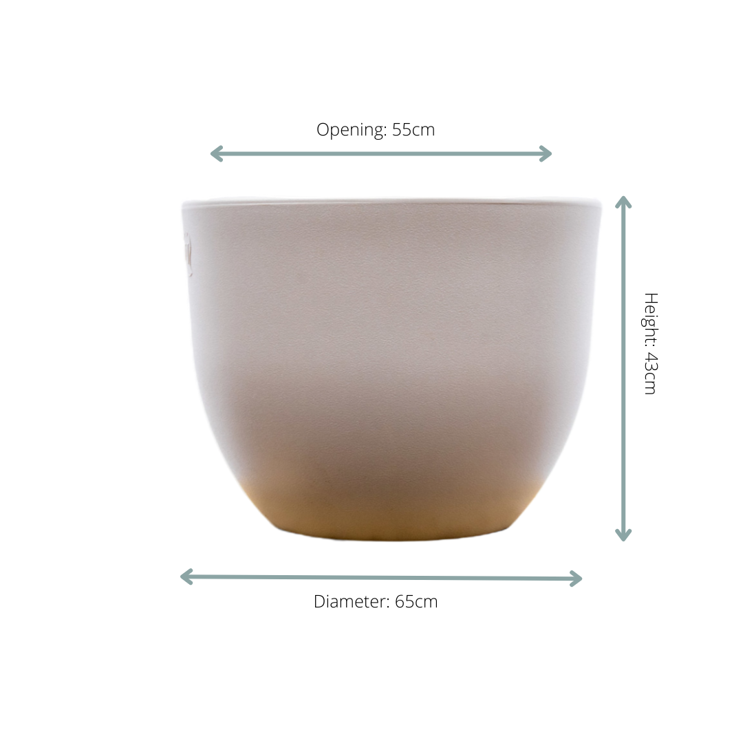 Moderner Anthrazit Blumentopf Eggy