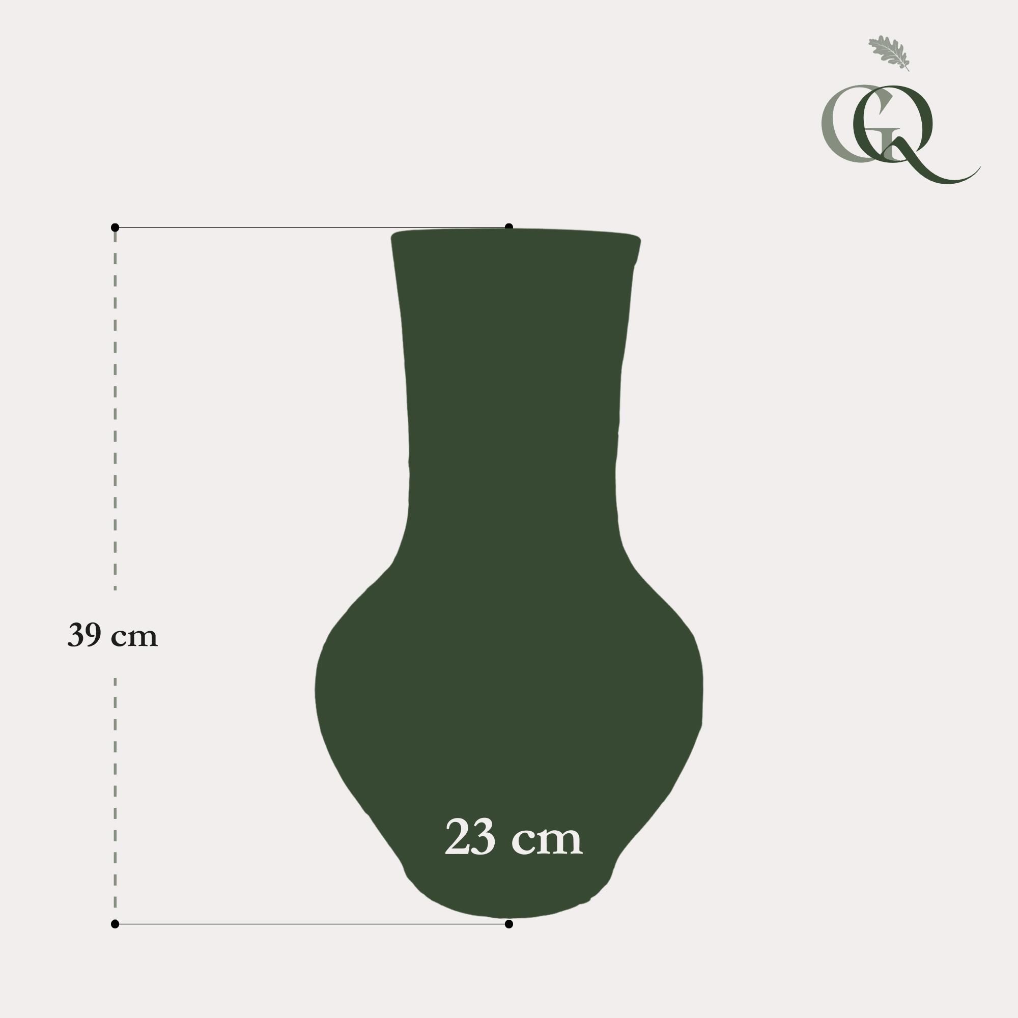 Moderne Designer-Vase Grün