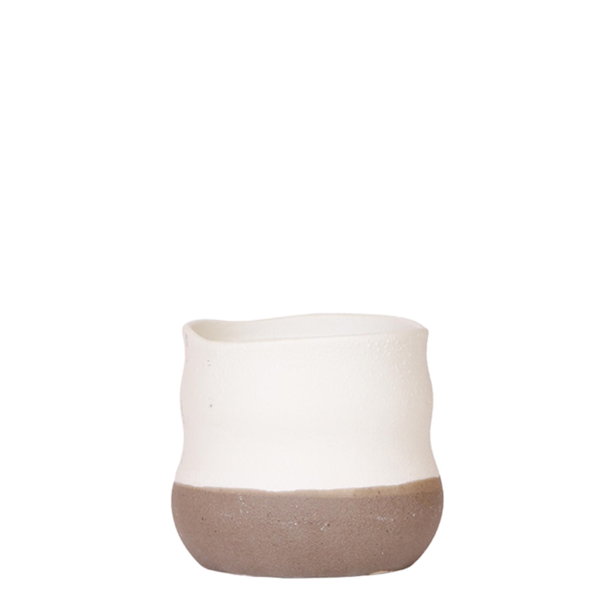 Pflanztopf  – Rustikale Tasche – Ø12cm