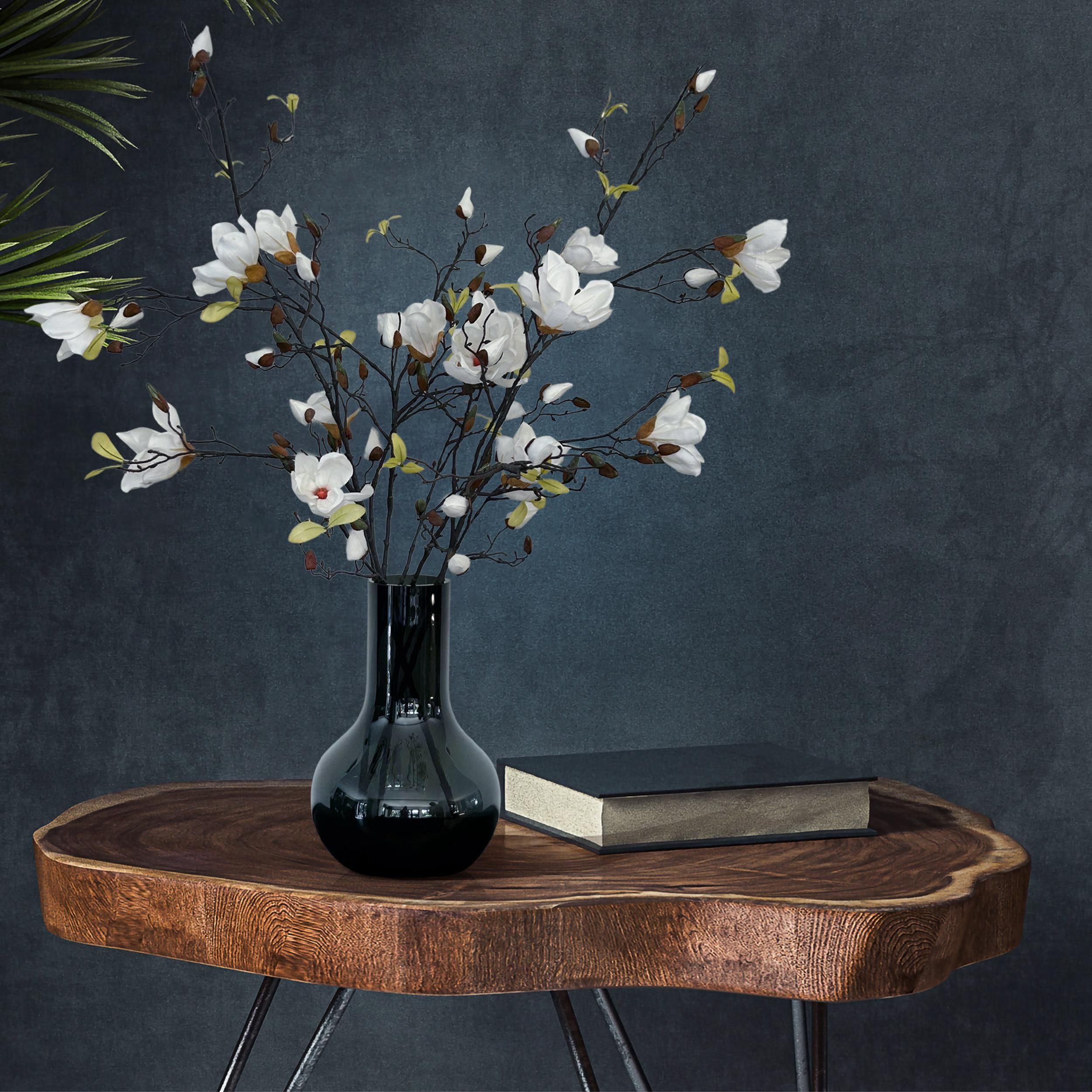 Kunst Magnolienzweige Creme Dekoration