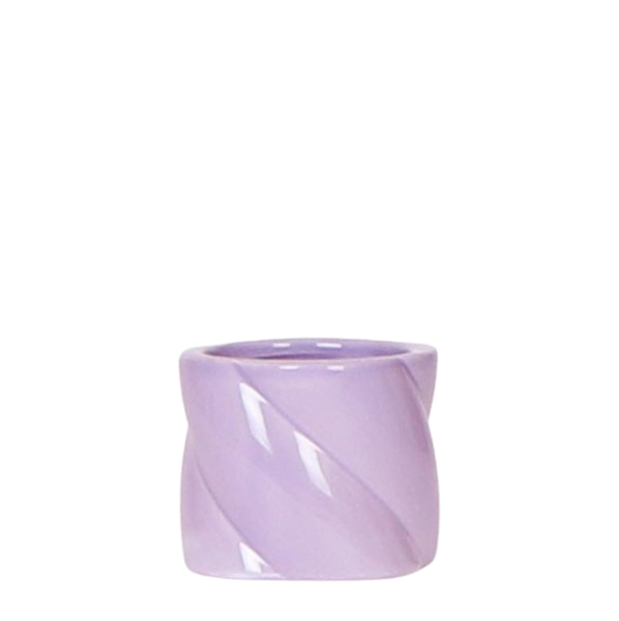 Candy Dekotopf Lilac Keramik rund
