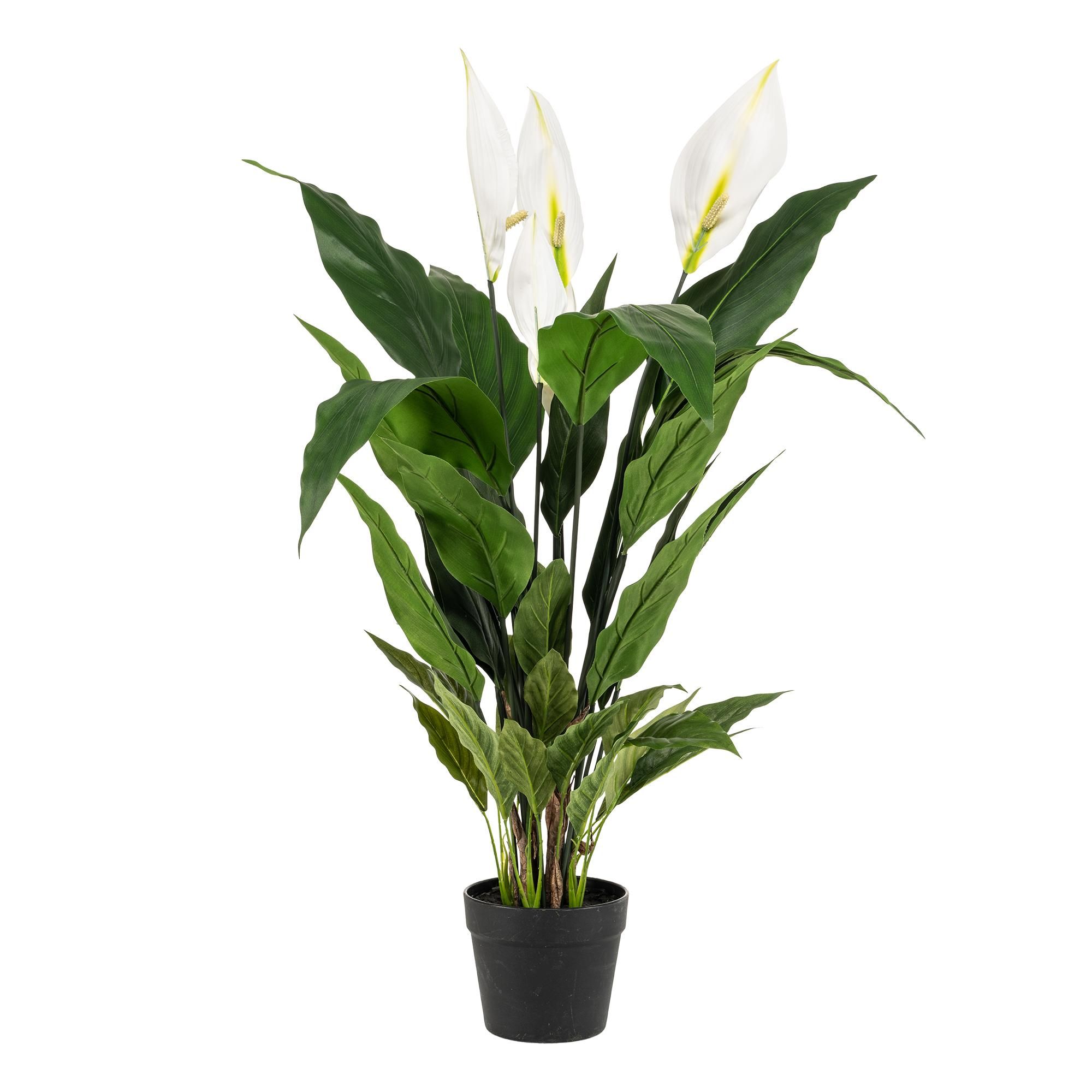 Kunstpflanze Spathiphyllum – Löffelpflanze – 90 cm