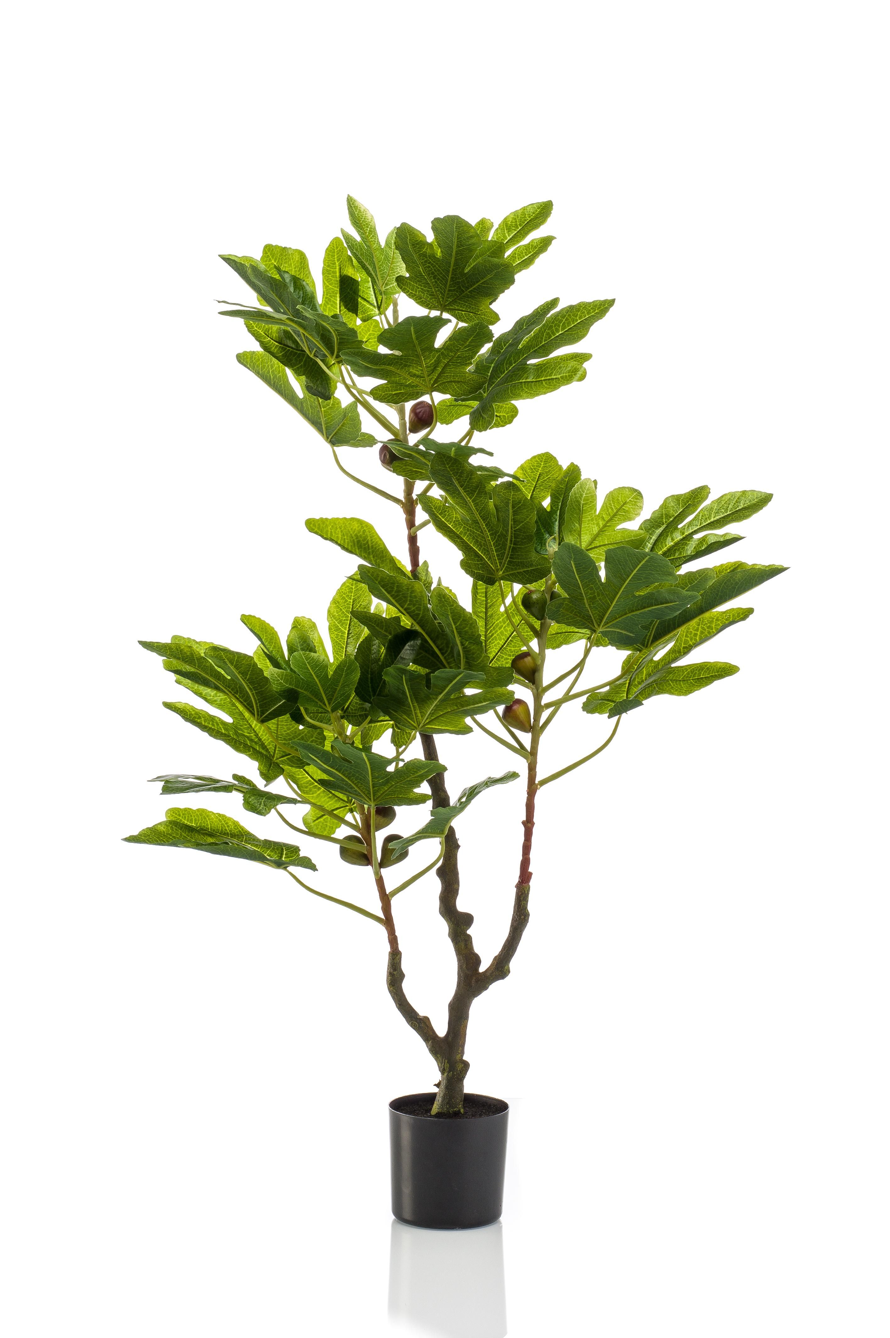 Kunstfeigenbaum Ficus Carica - Mediterrane Deko Pflanze