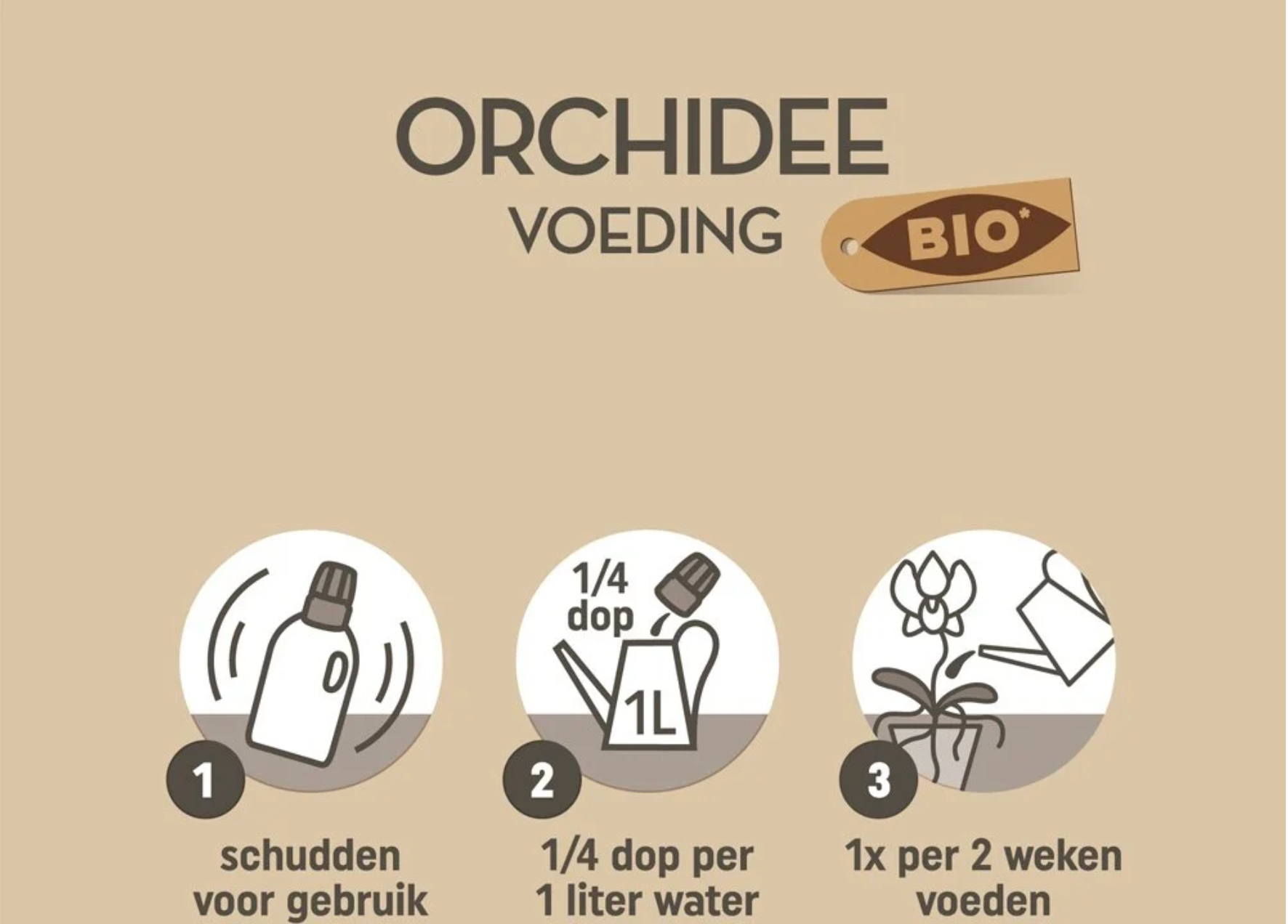 Bio Orchideenfutter natürliche Pflanzennahrung