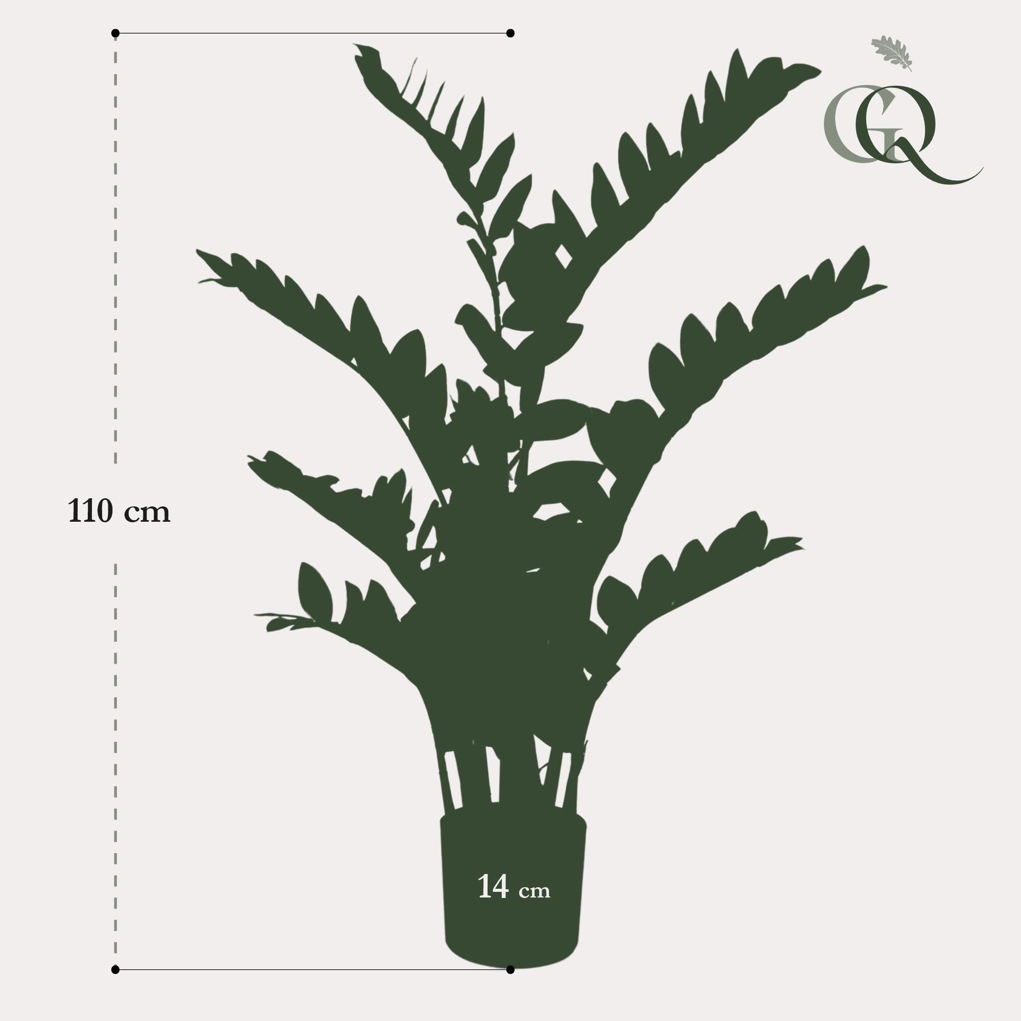 Kunstpflanze Zamioculcas Zimmerpalme 110 cm