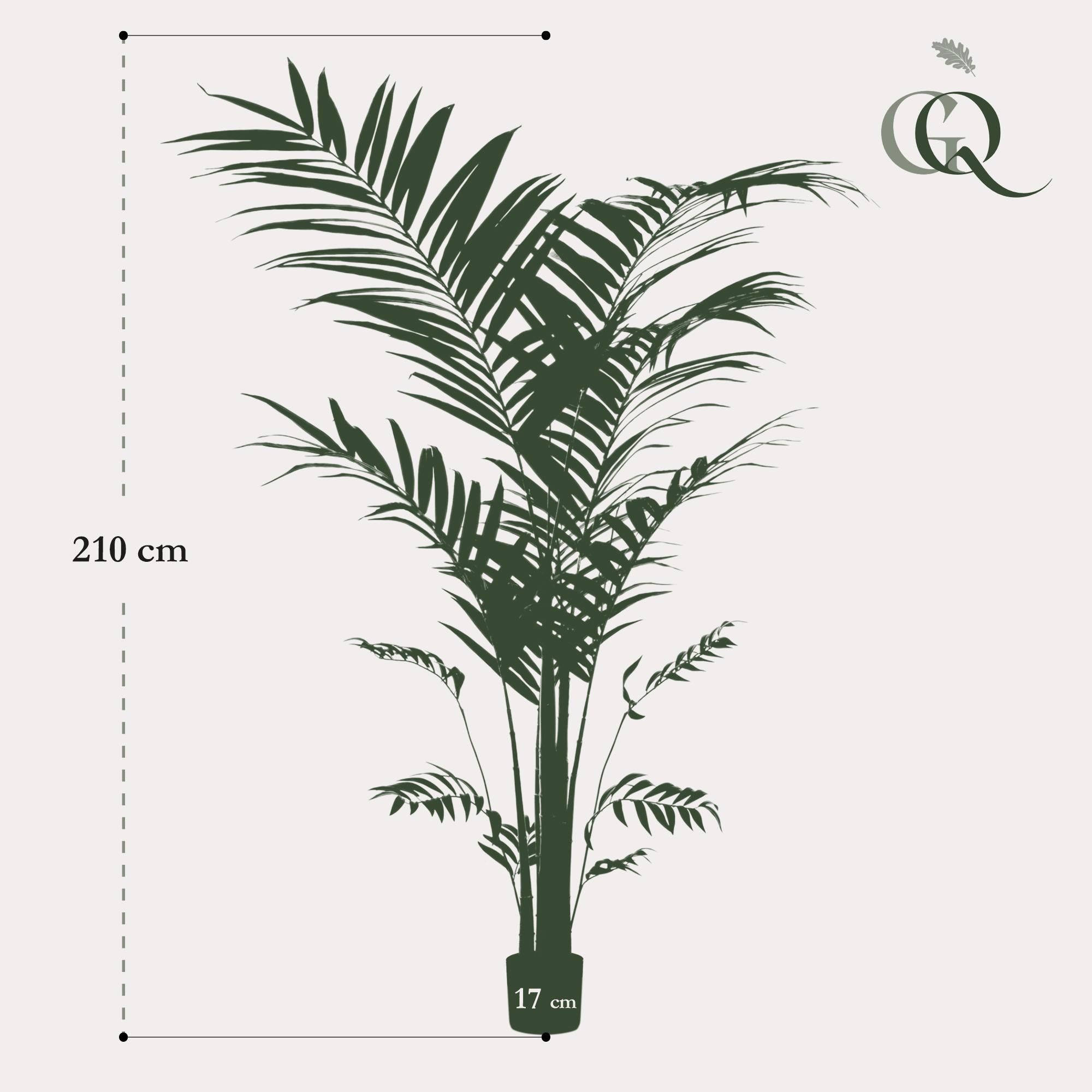 Kunstpflanze | Kentiapalme | 210cm | Täuschend echt