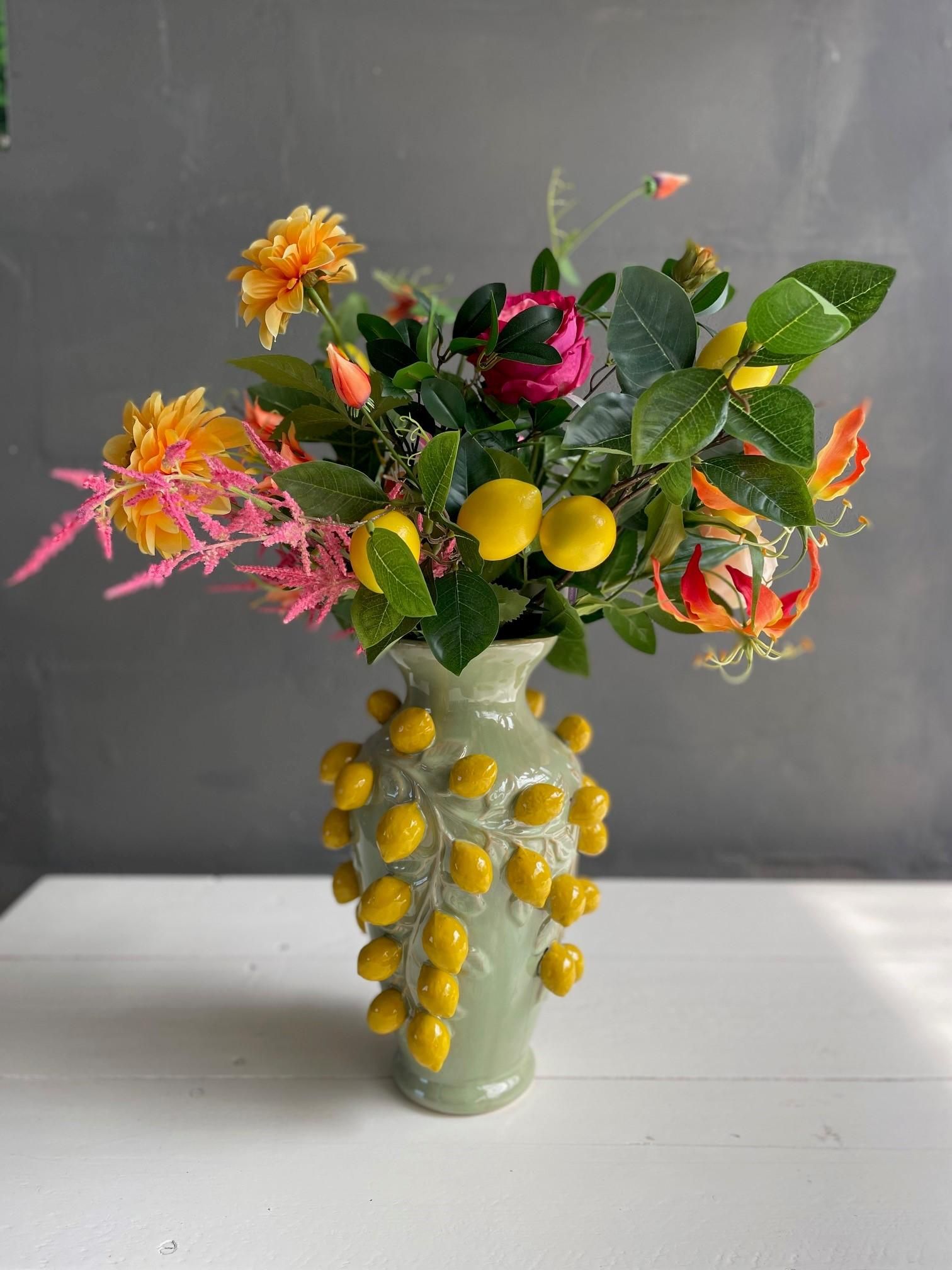 Kunstblumen Strauß Happy Vibes