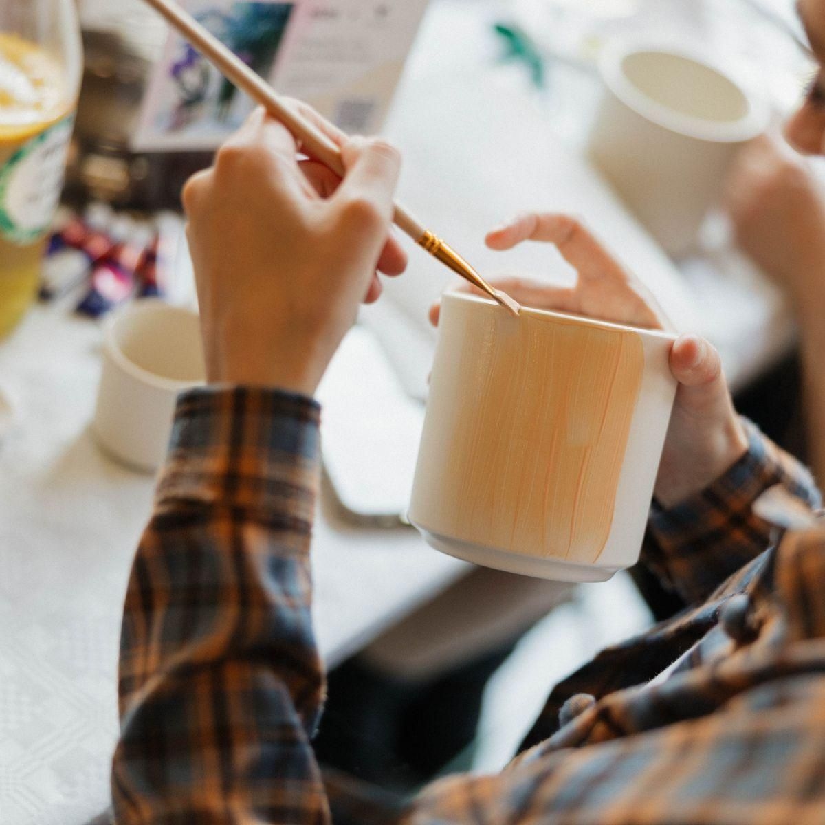 Blumentöpfe Bemal-Set für kreative DIY Projekte