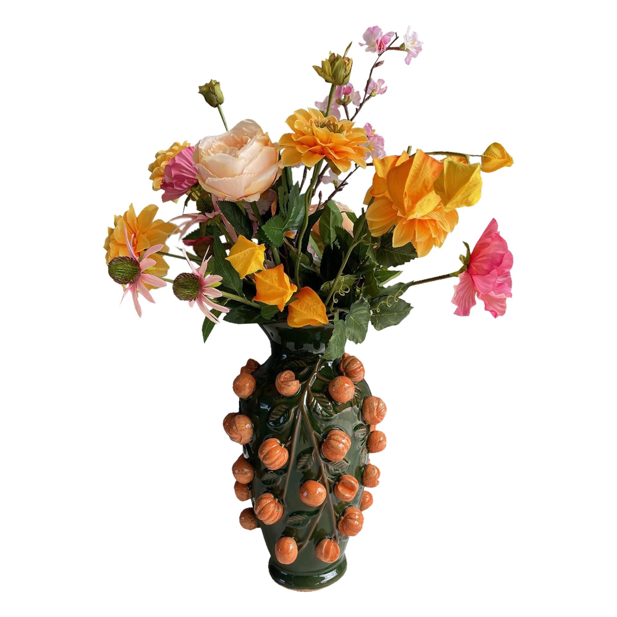 Kunstblumen Boquet Orange Summer