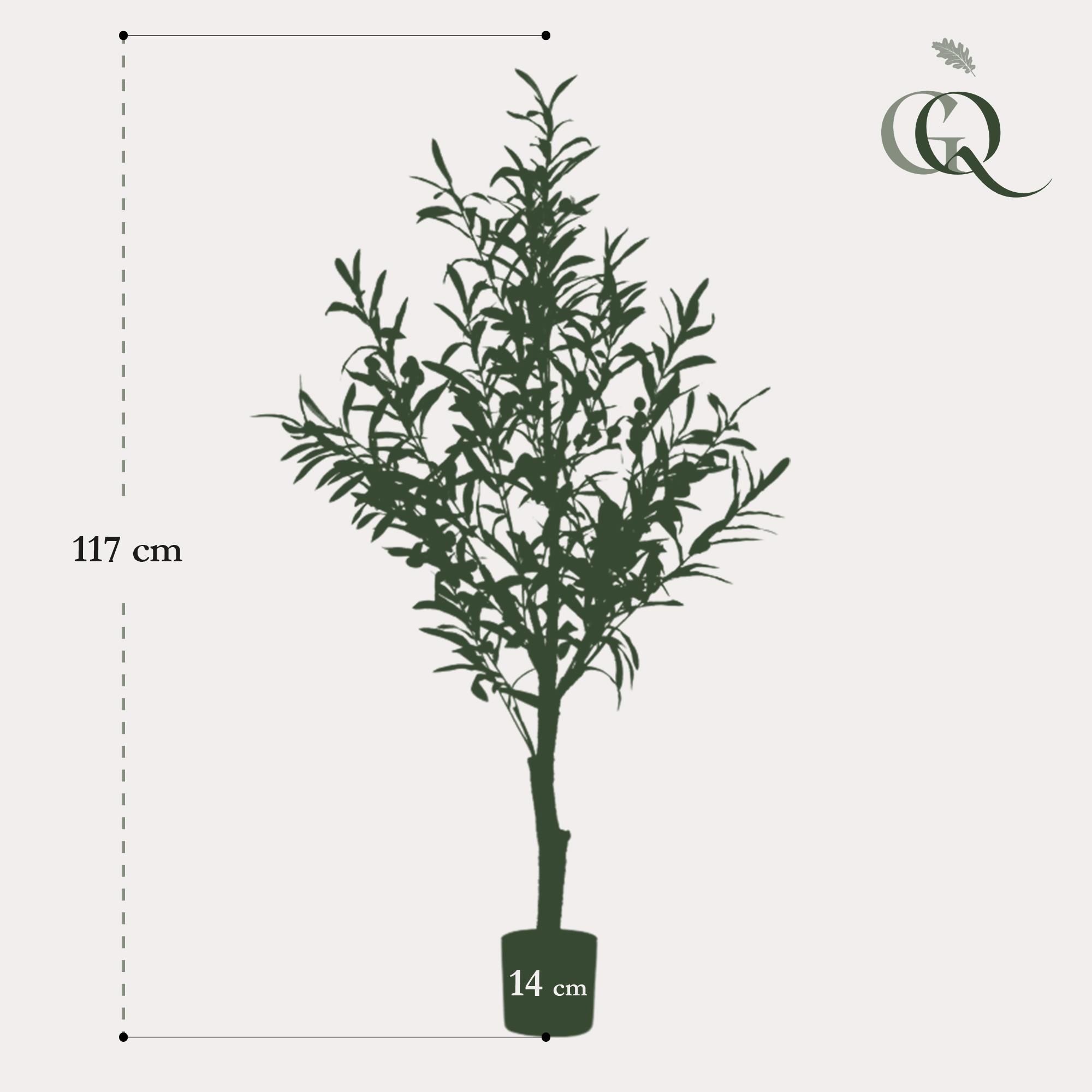 Kunst Olivenbaum Olea europaea