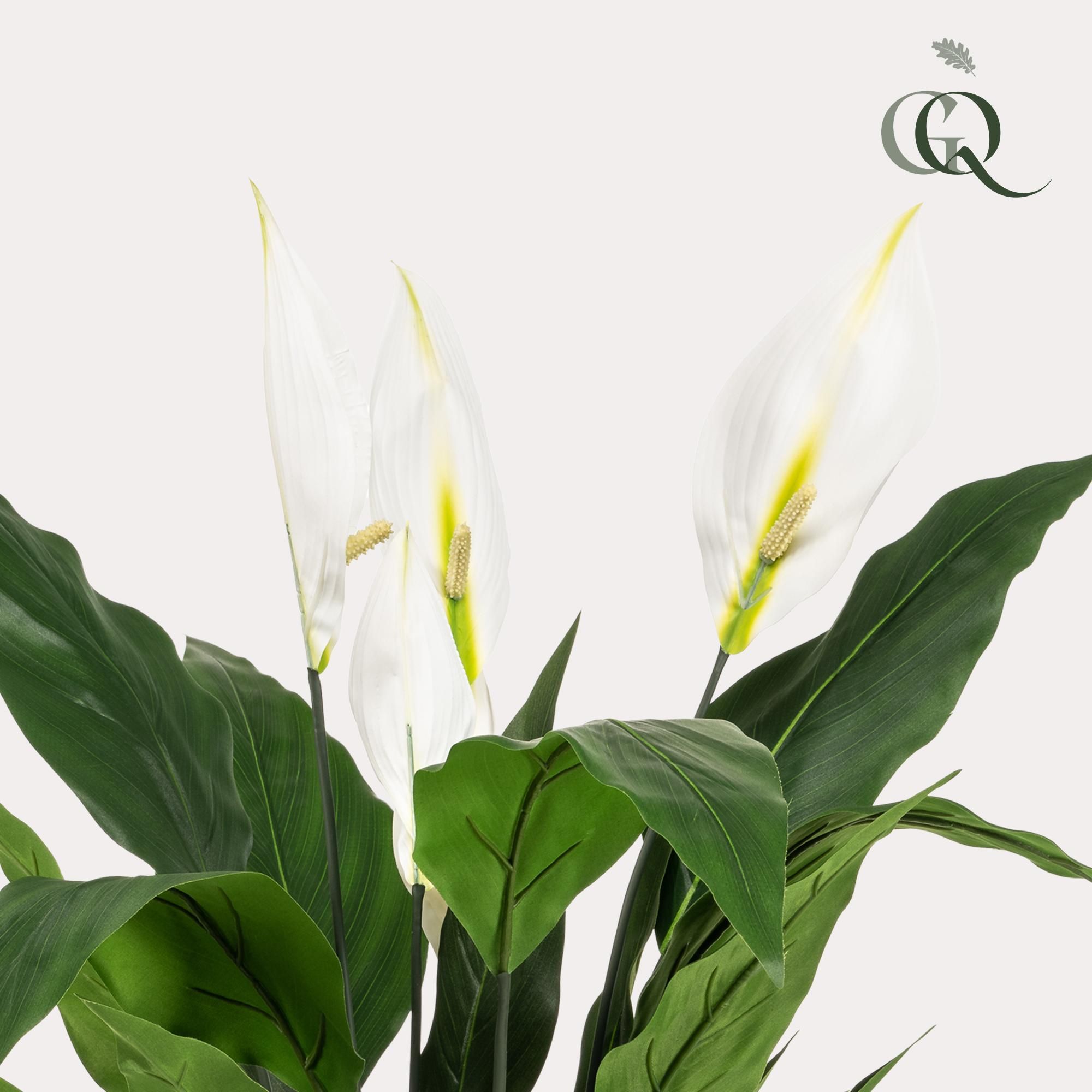 Kunstpflanze Spathiphyllum – Löffelpflanze – 90 cm