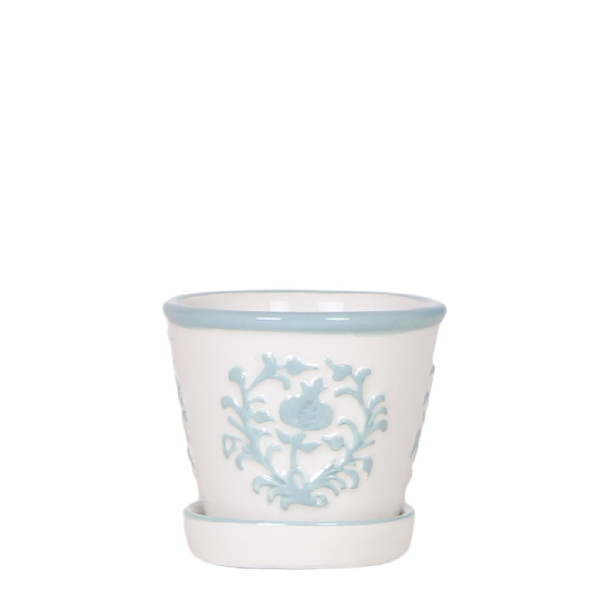 Pflanztopf Malaga – Türkis – Ø 6 cm