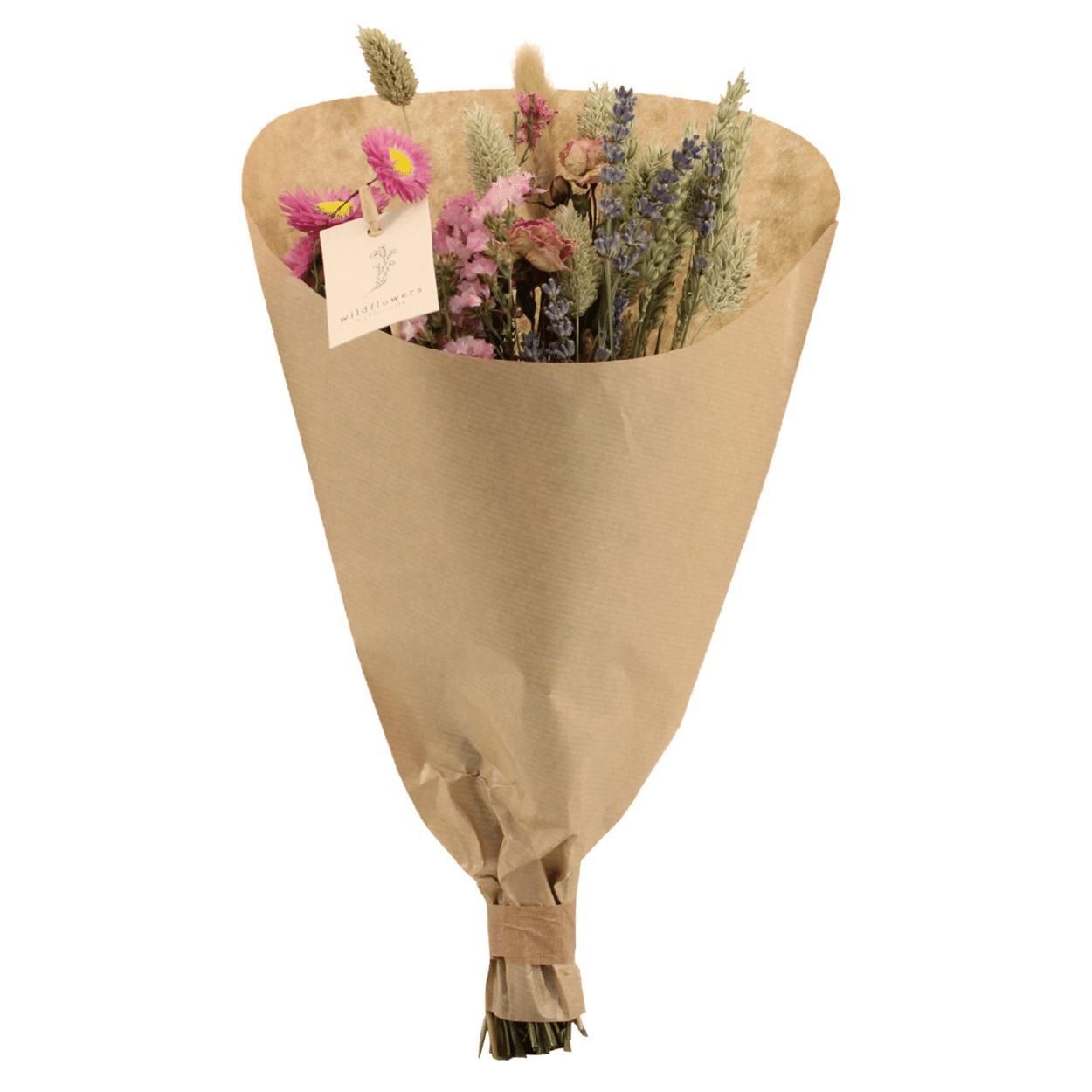 Trockenstrauß Field Bouquet pink