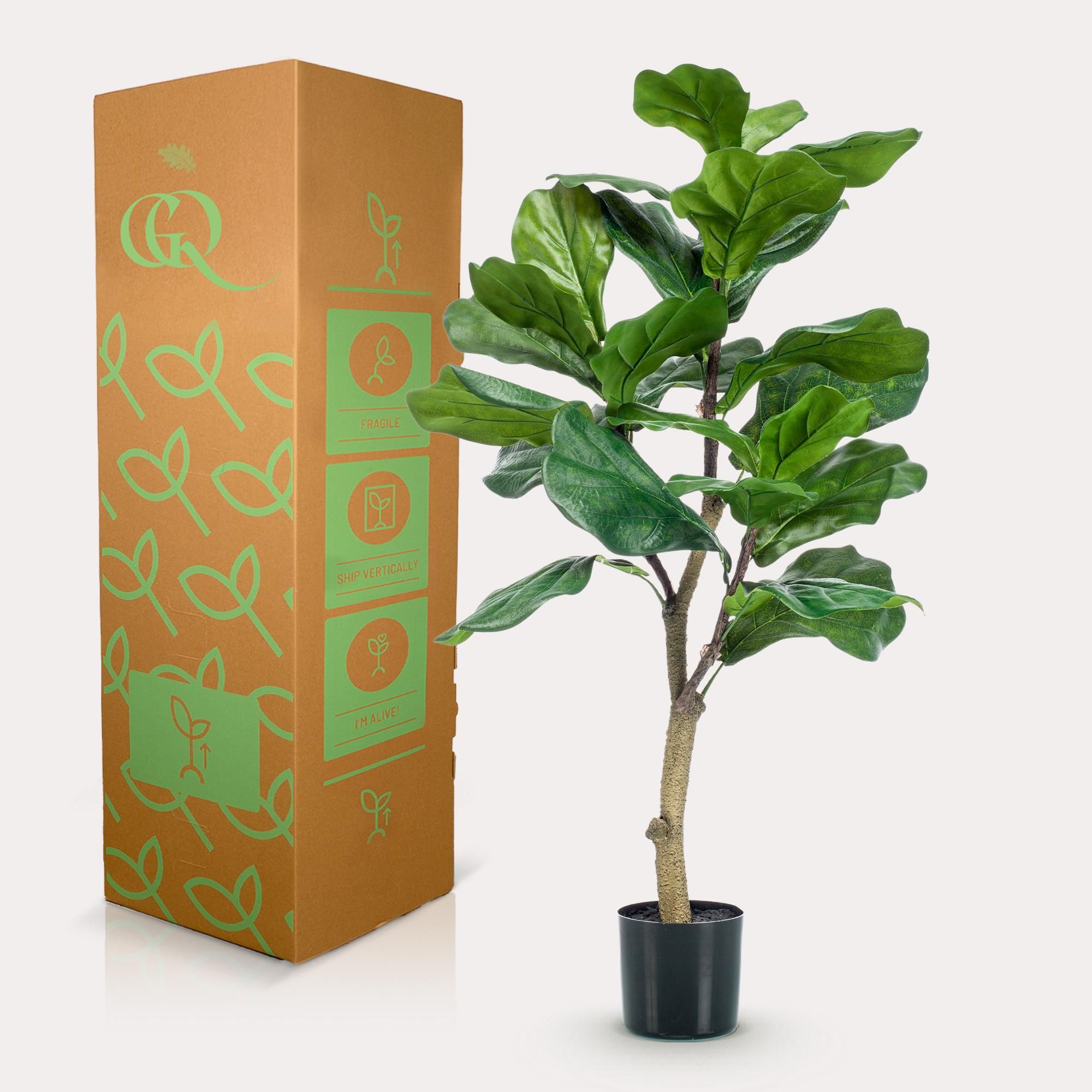 Kunstpflanze Ficus Lyrata Tabakspflanze