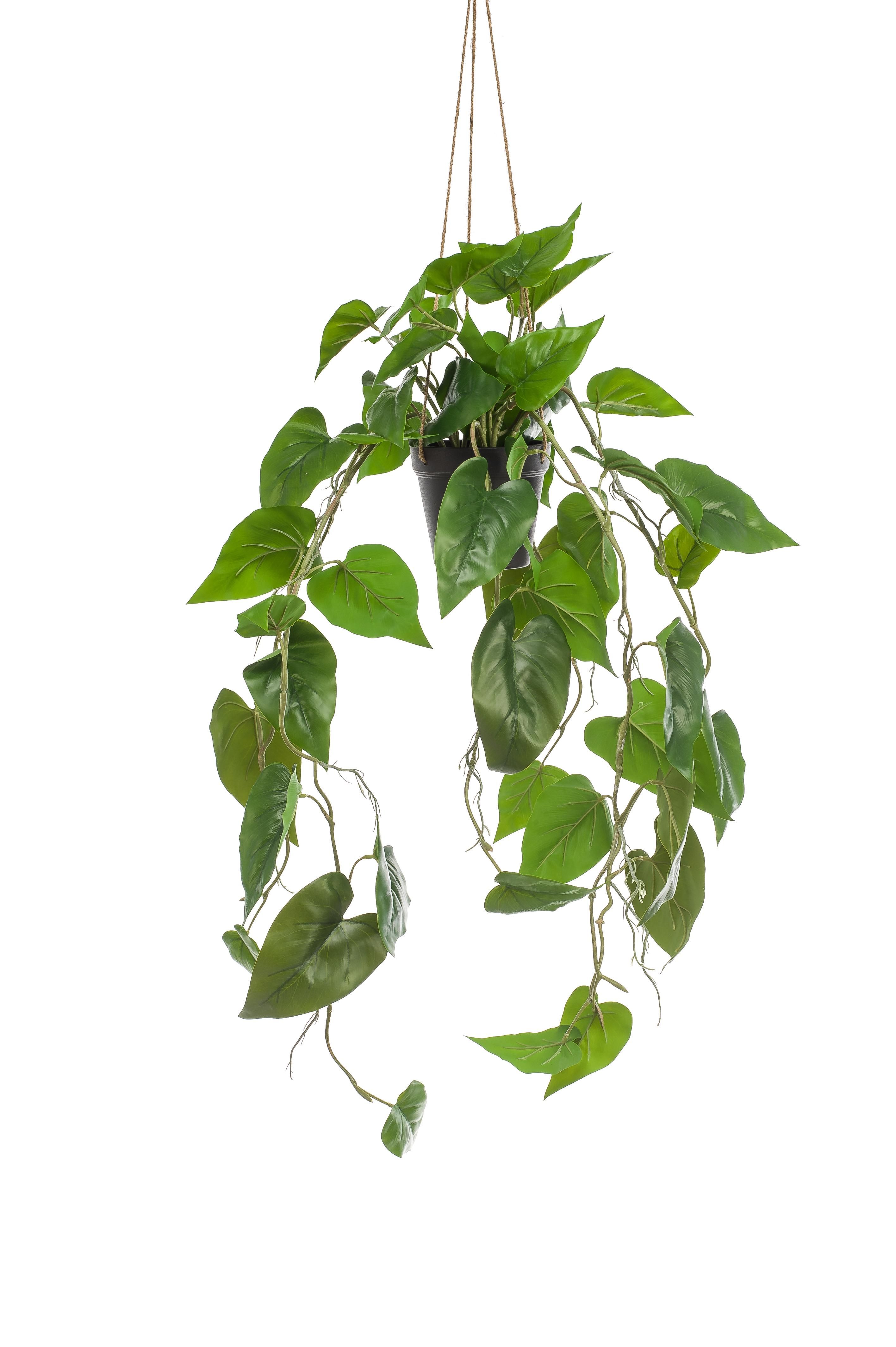 Künstliche Philodendron Hängepflanze