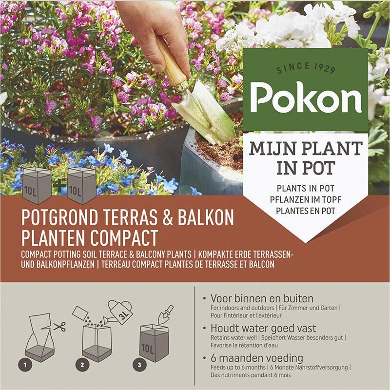 Kokos Blumenerde für Terrasse und Balkon