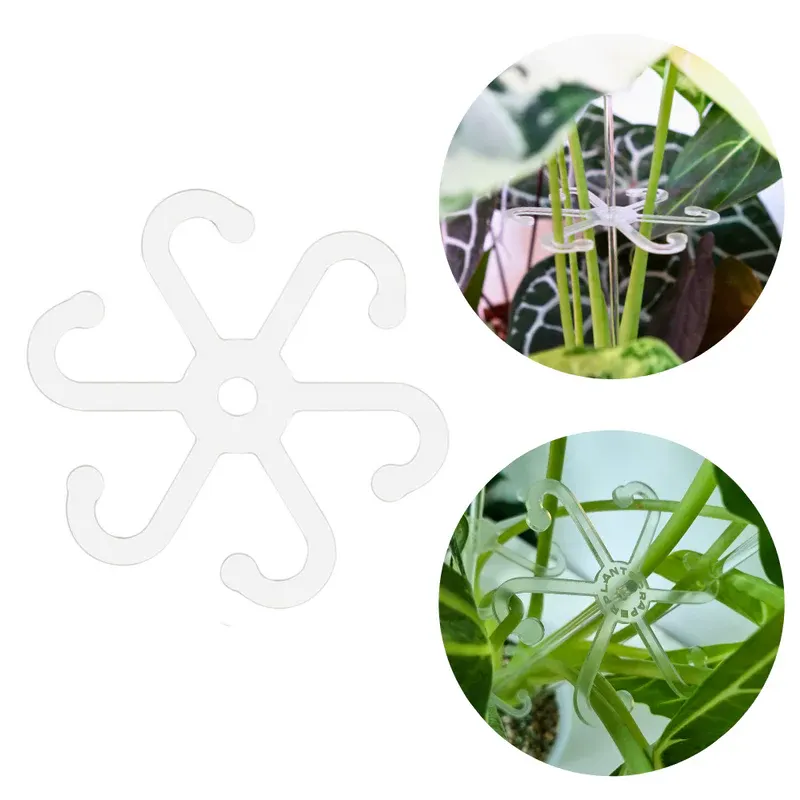 Stem support hook for leaves