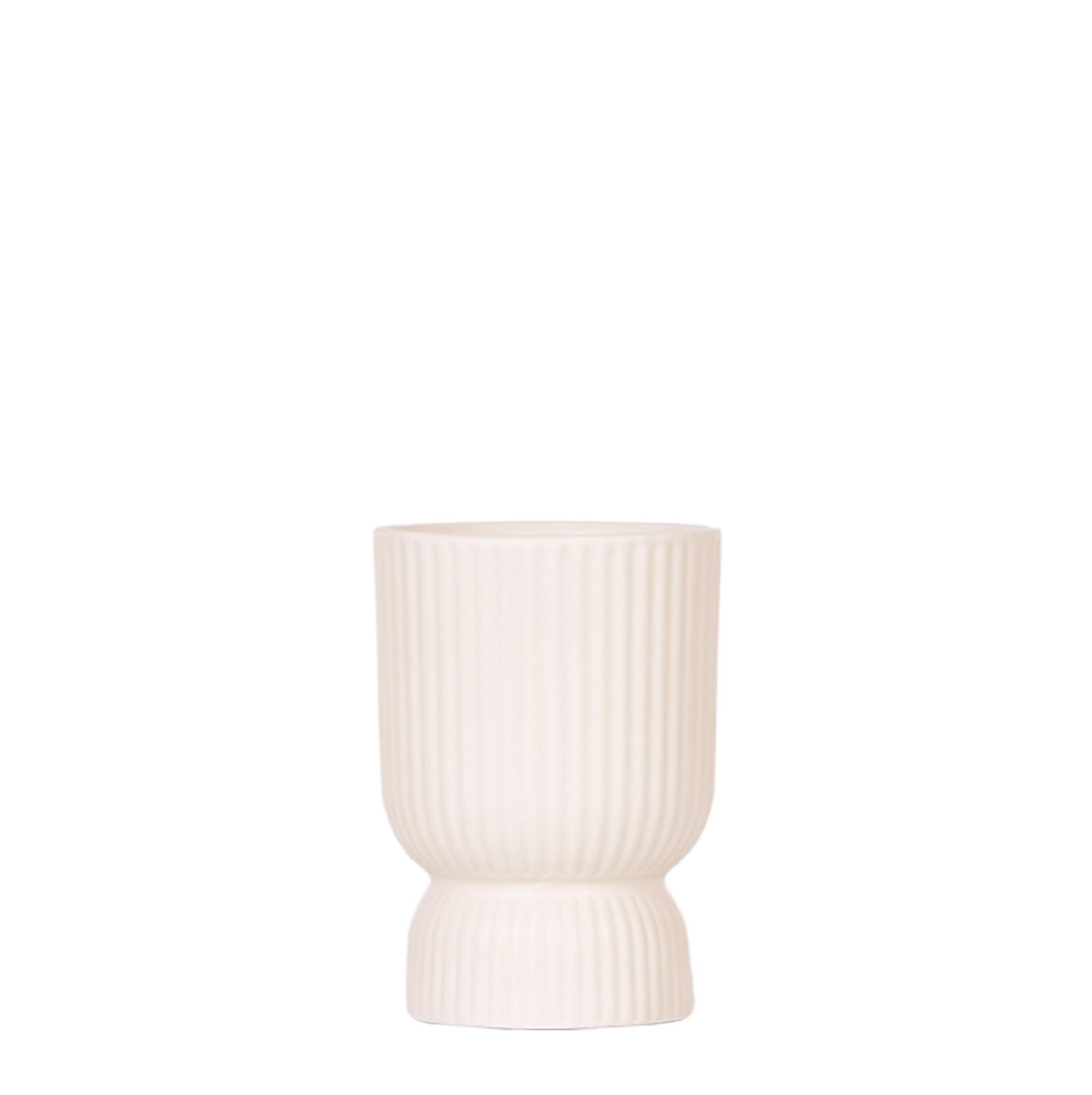 Diabolo Deko Blumentopf elegant Ø9cm