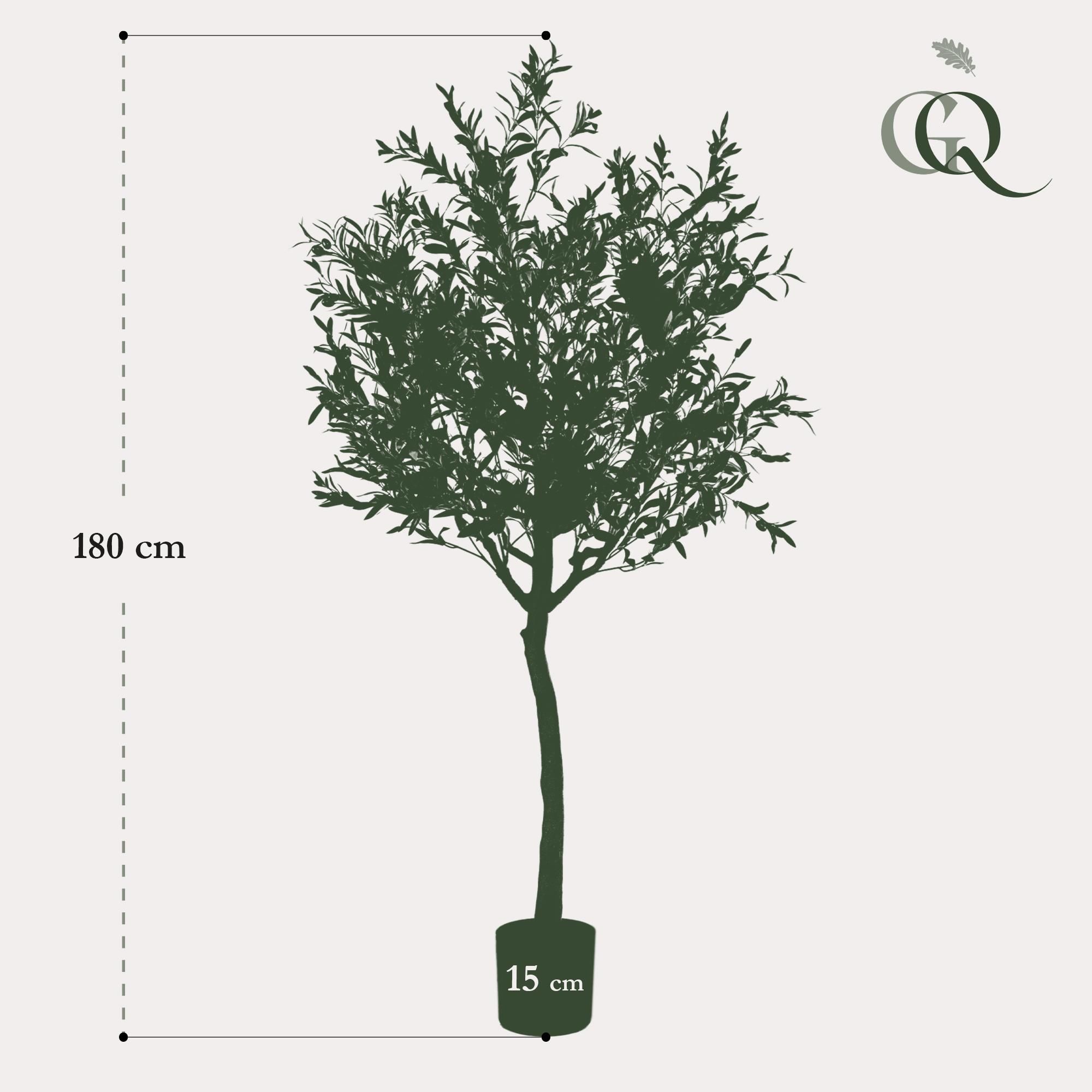 Kunst Olivenbaum Olea europaea 180 cm