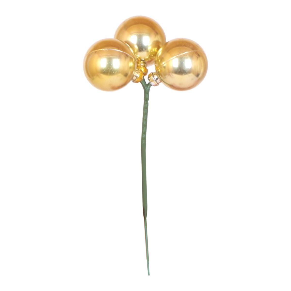 Lesezeichen Weihnachtsglocken Gold