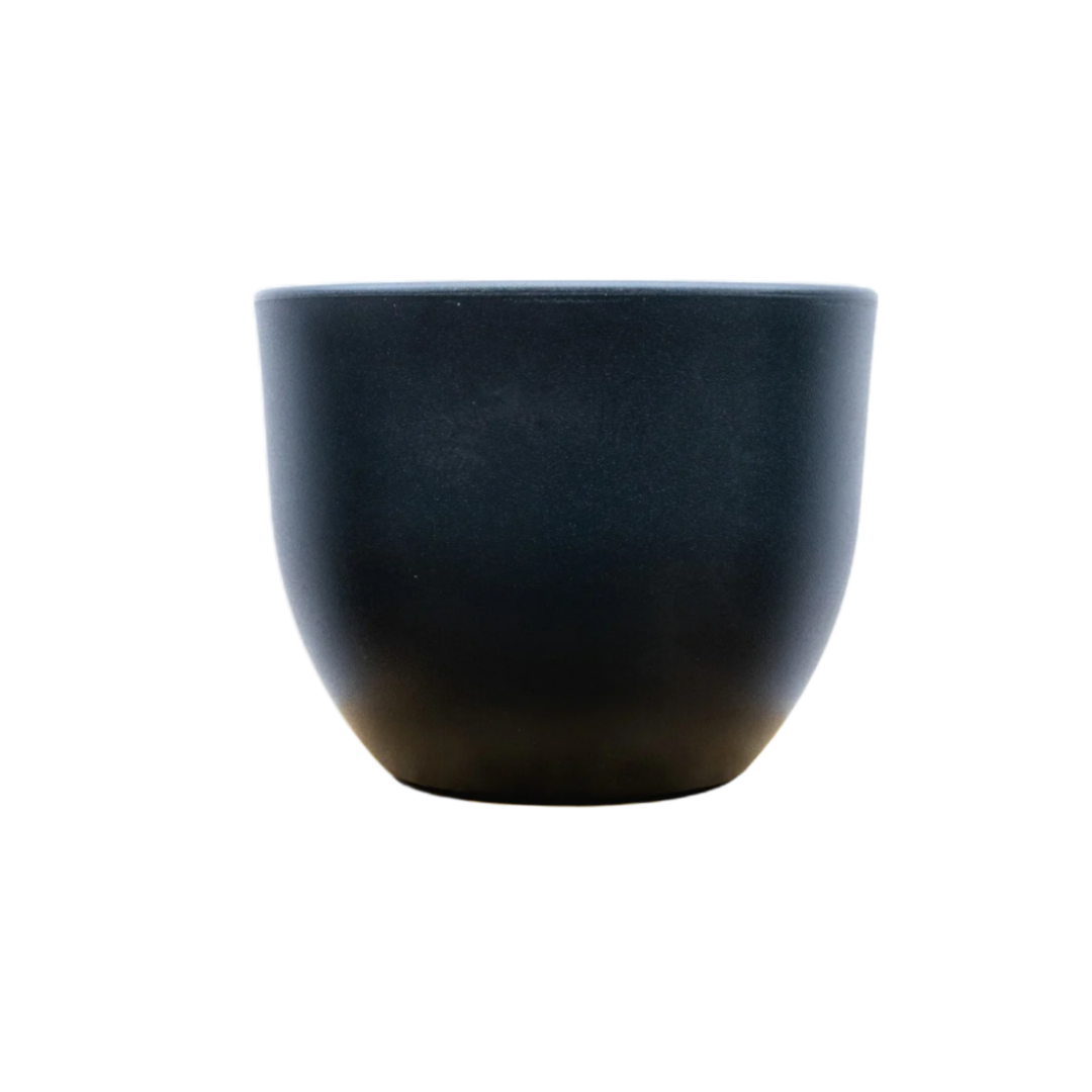 Moderner Blumentopf Anthrazit Eggy