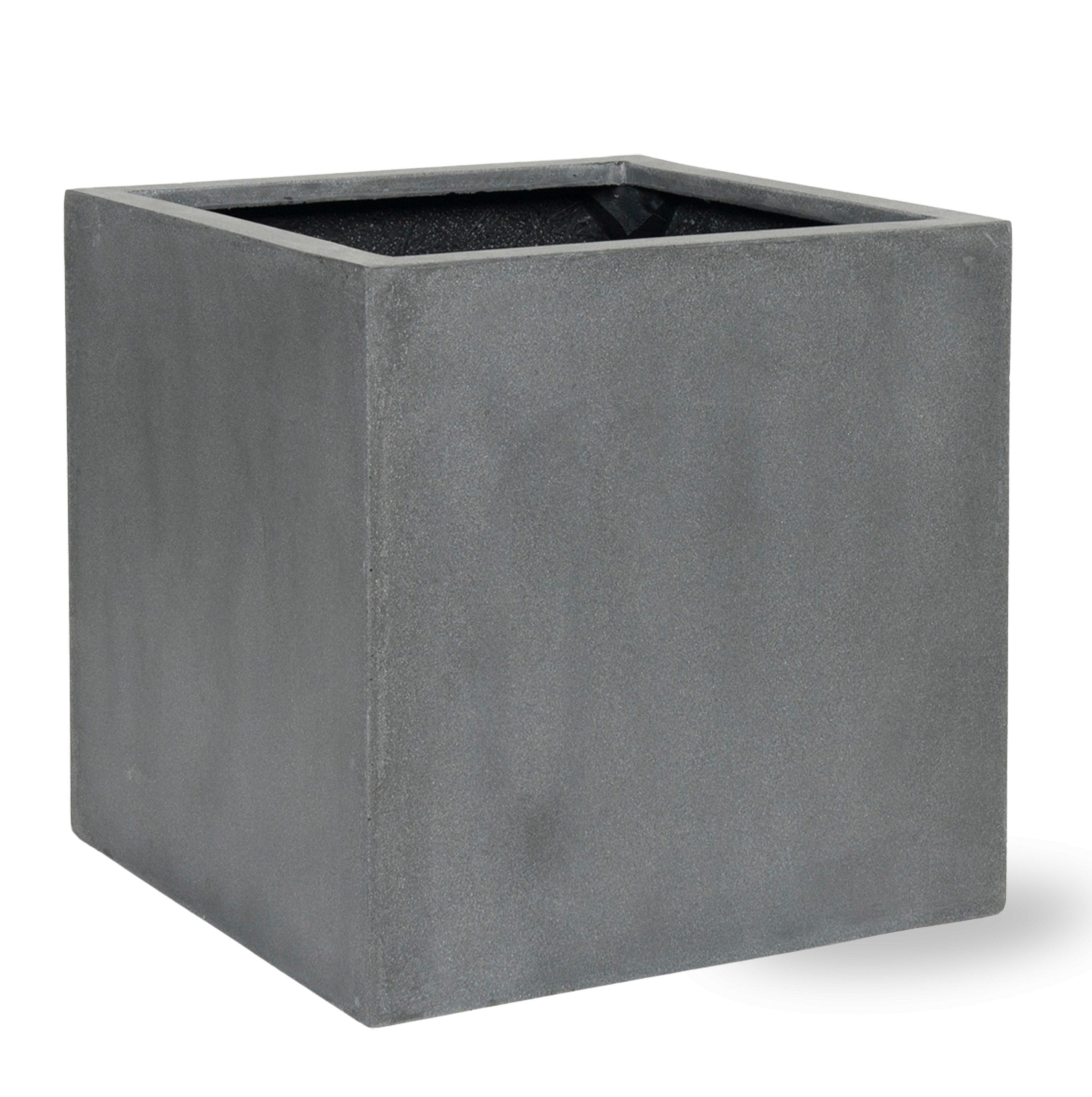 Moderner XXL Blumentopf Schwarz