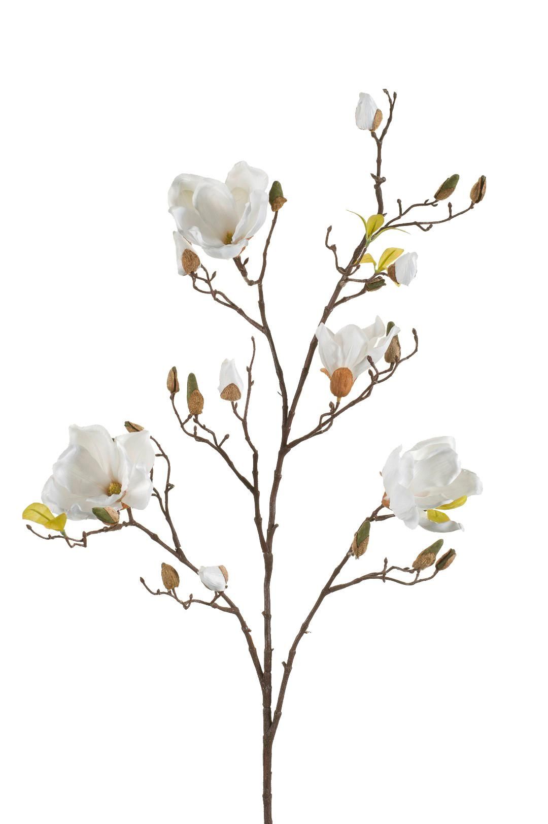 Kunst Magnolienzweige Creme Dekoration